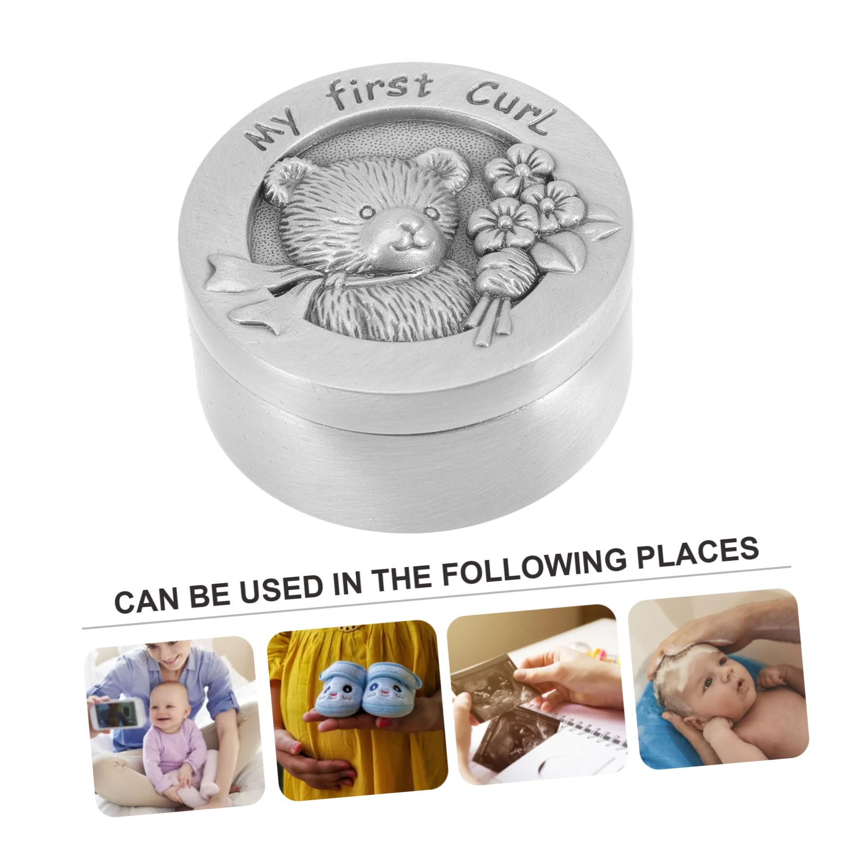 TOYANDONA Baby Keepsake Box - Stainless Steel First Tooth Holder & Memory Box for Newborn, Christening, Birthday Gifts | Perfect for Baby Shower, 1st Birthday & Milestone Preservation