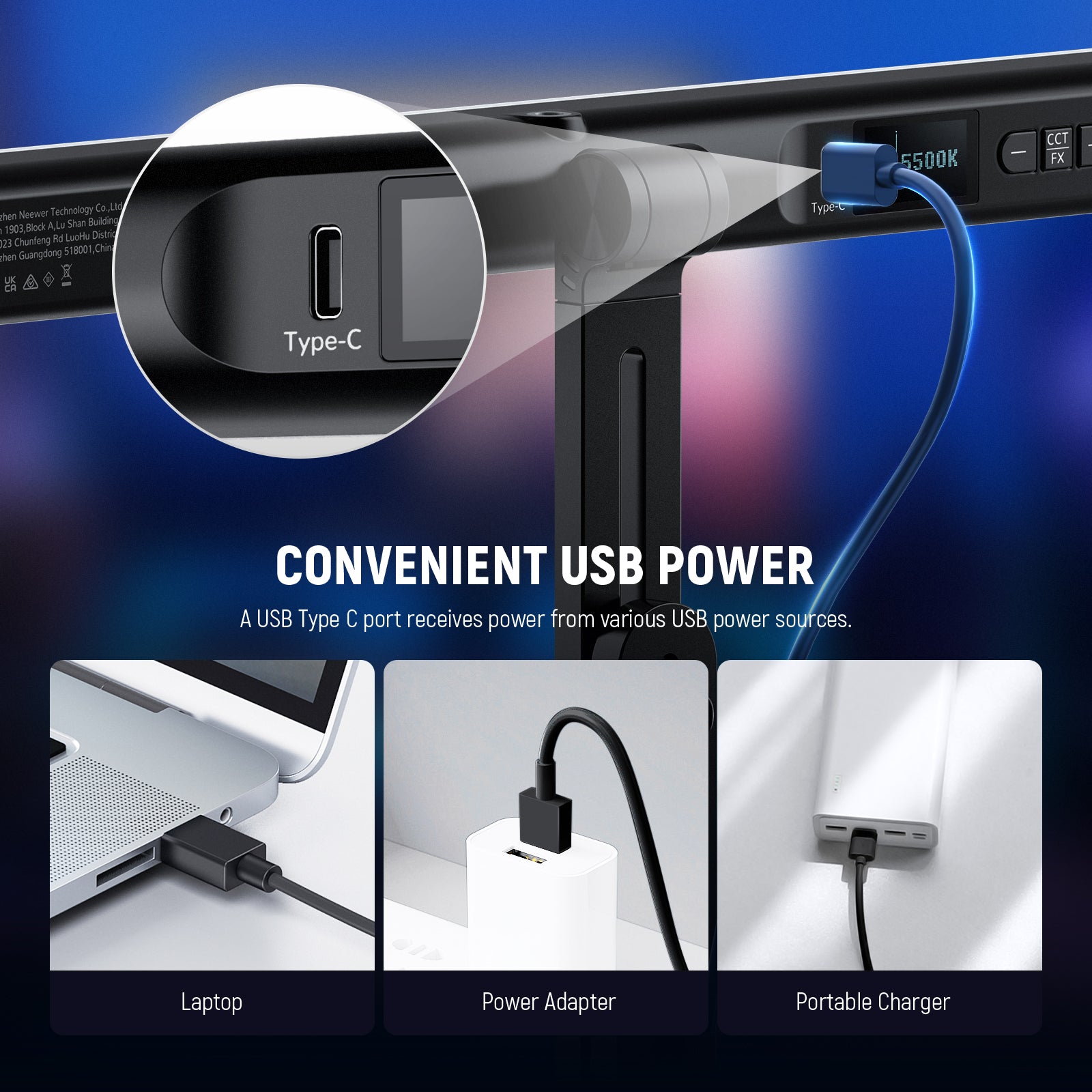 NEEWER TL40 LED Light Bar - 40W Dimmable RGB Video Lighting for Streaming, YouTube, Gaming & Photography - Perfect for Home Studio, Vlogging & Content Creation