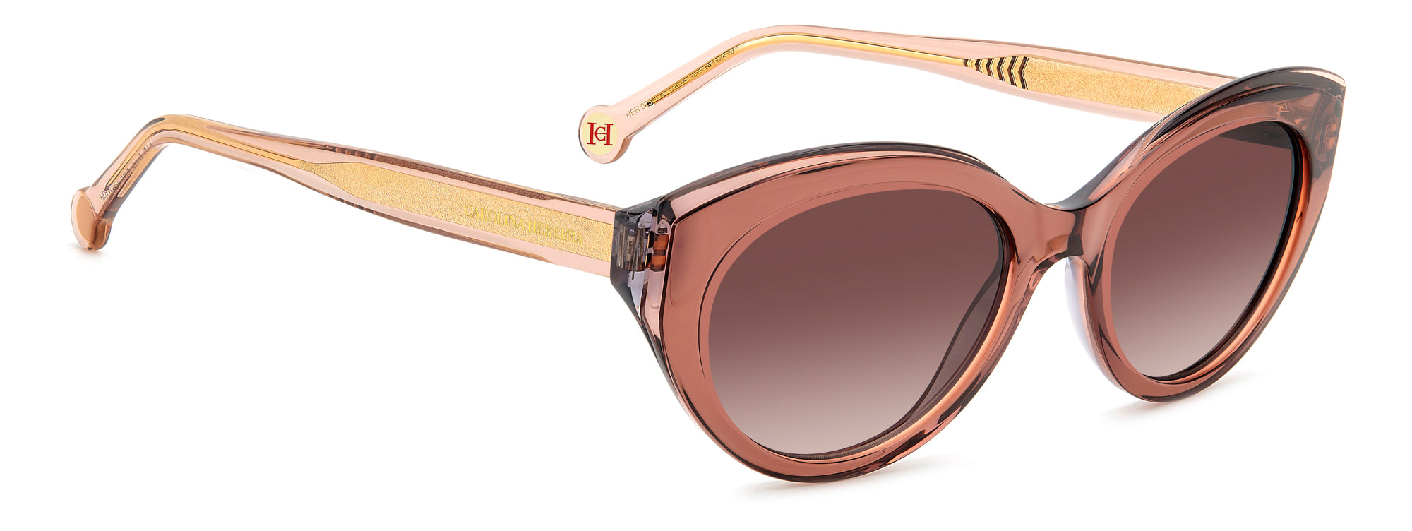 Carolina Herrera HER 0250/S Women's Designer Sunglasses - UV Protection Luxury Fashion Shades for Beach, Driving & Outdoor Activities