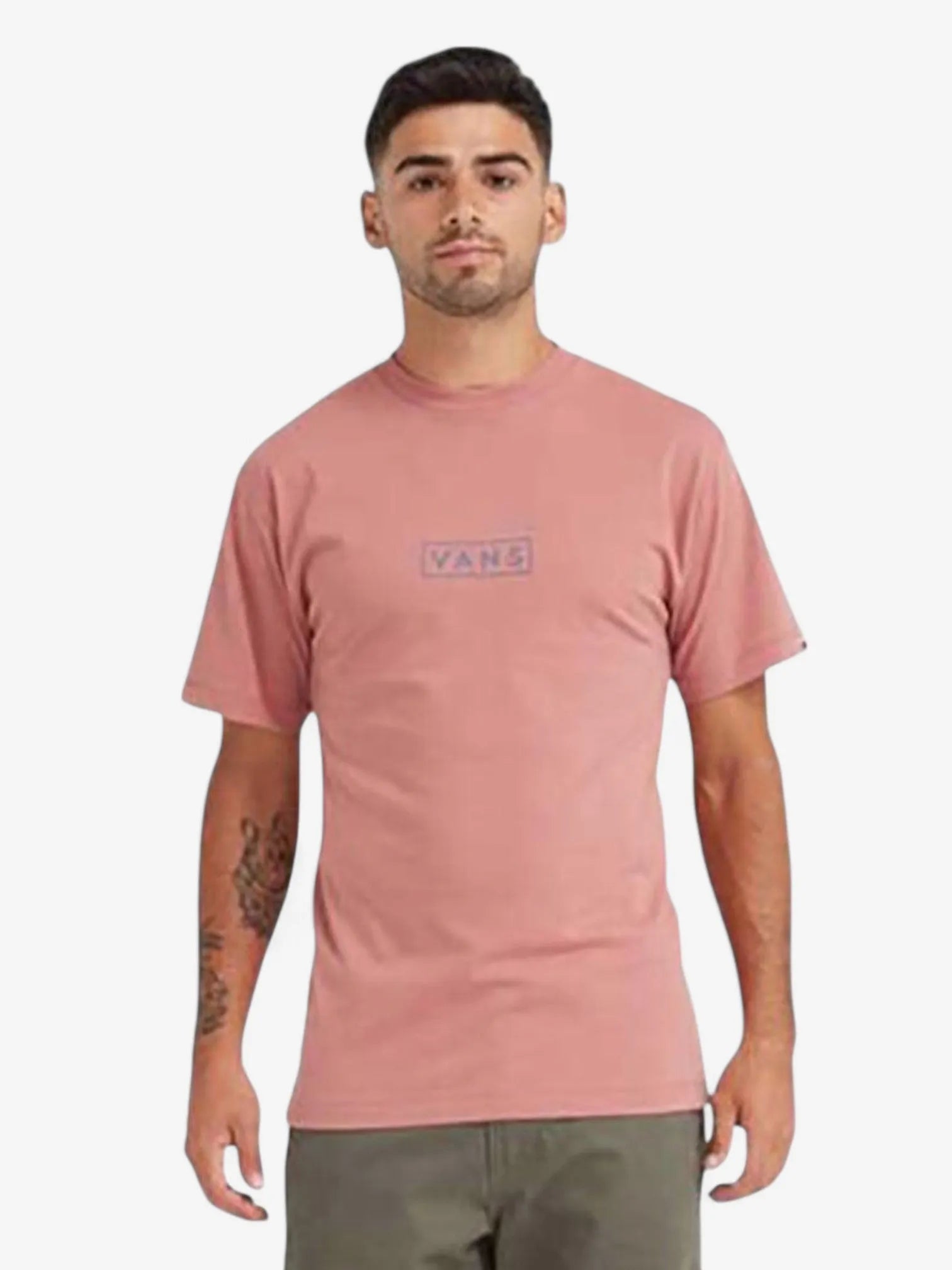 Vans Classic Easy Box T-Shirt - Blue Brick Color | Men's Casual Short Sleeve Tee for Streetwear & Everyday Comfort
