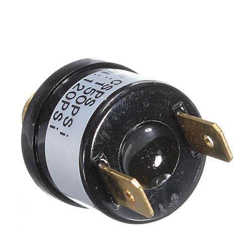 120-150 PSI Air Compressor Pressure Control Switch Valve - Heavy Duty 12V/24V Black Horn - Perfect for Automotive, HVAC & Industrial Applications