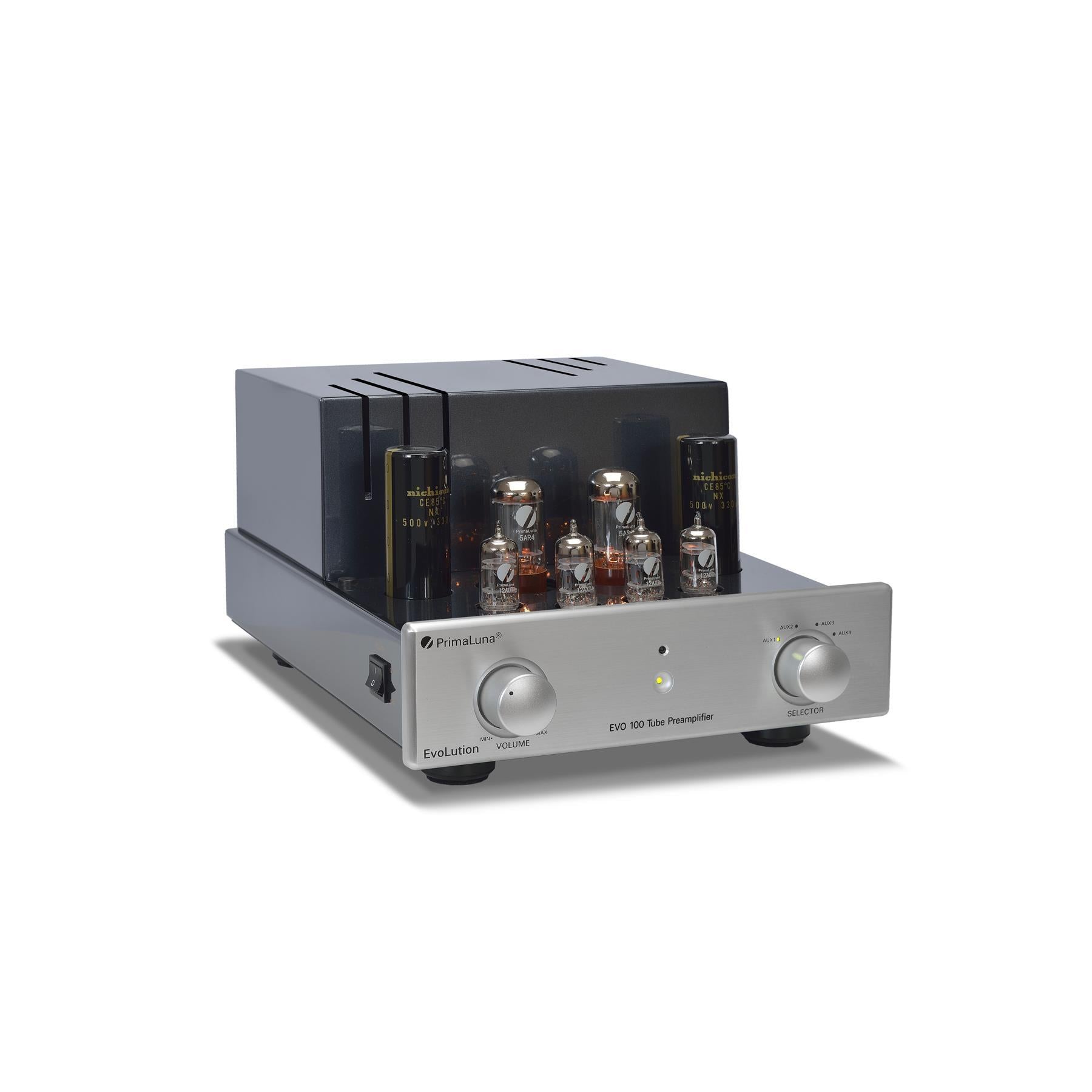 PrimaLuna Evo 100 Tube Preamplifier - High-End Audio Component for Home Theater & Hi-Fi Stereo Systems - Perfect for Audiophiles & Music Enthusiasts