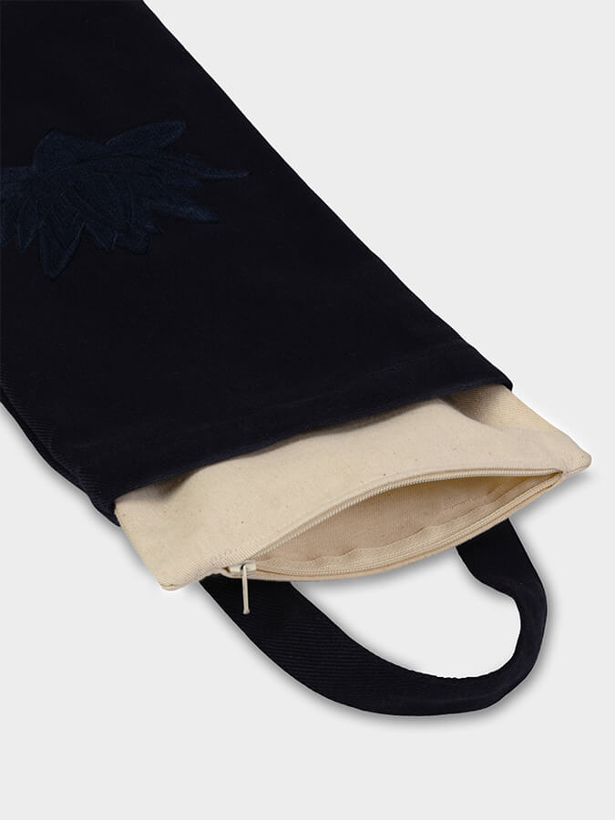 GOTS Certified Organic Cotton Yoga Sandbag Cover - Eco-Friendly & Breathable for Hot Yoga, Meditation & Home Workouts