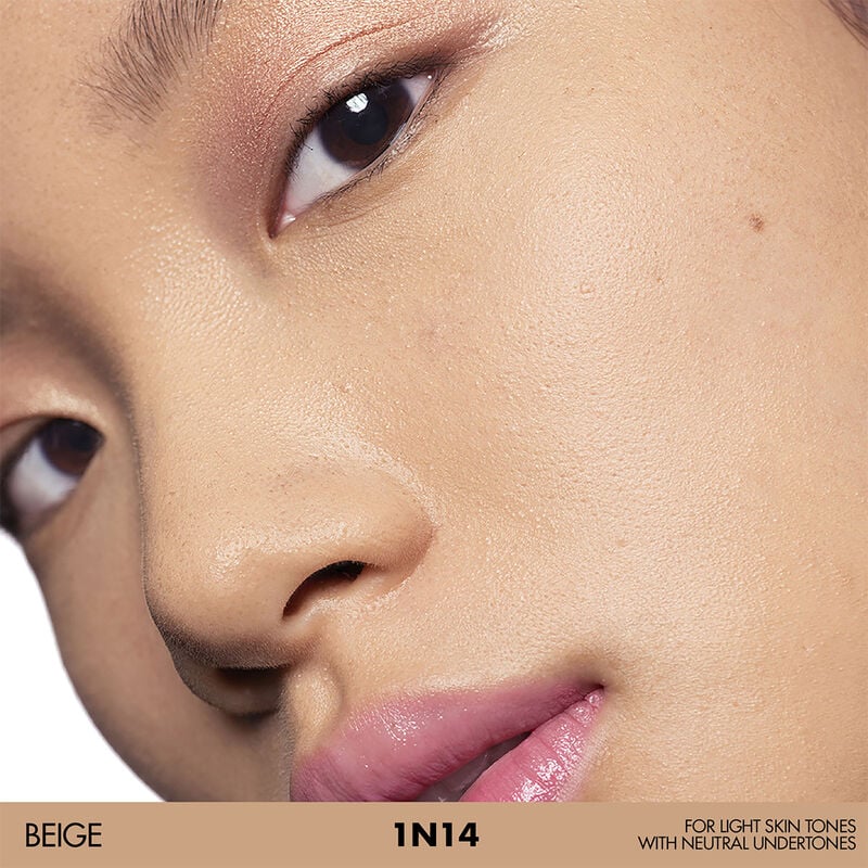 Mini HD Skin Foundation 1N14 - 12ml Lightweight Liquid Makeup for Flawless Coverage | Perfect for Daily Wear & Special Occasions
