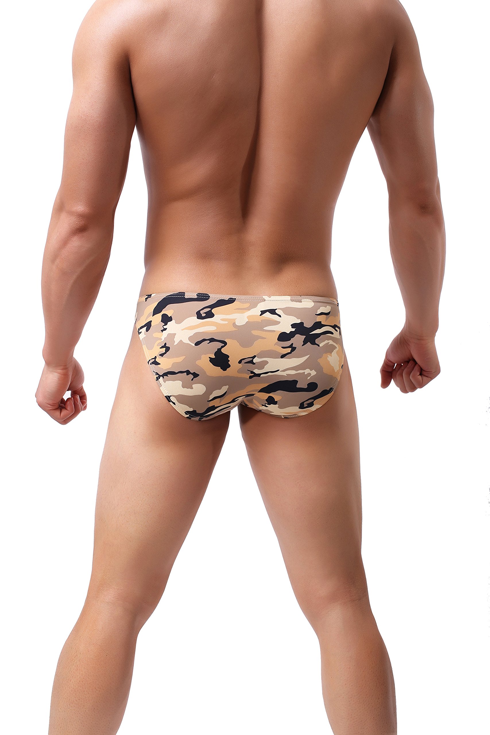 Sexy Low Rise Bikini Underwear for Men with Pouch - Comfortable & Breathable Briefs - Large Size - Perfect for Swimming, Beach & Intimate Moments