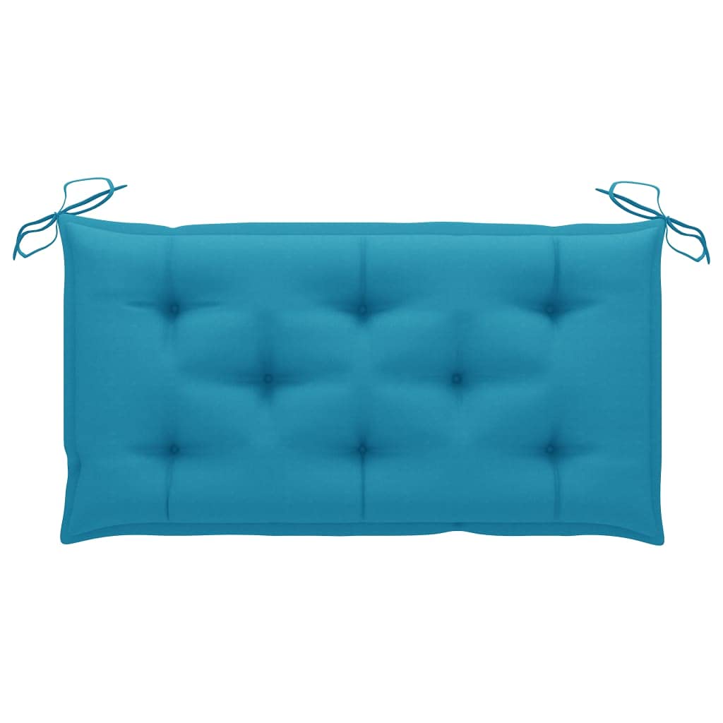 Light Blue Outdoor Patio Loveseat Cushion - 39.4 Inch Waterproof Garden Bench & Swing Chair Cushion - Durable Fabric for Settee, Patio Furniture & Outdoor Seating - Perfect for Backyard, Deck, Porch & Garden Relaxation