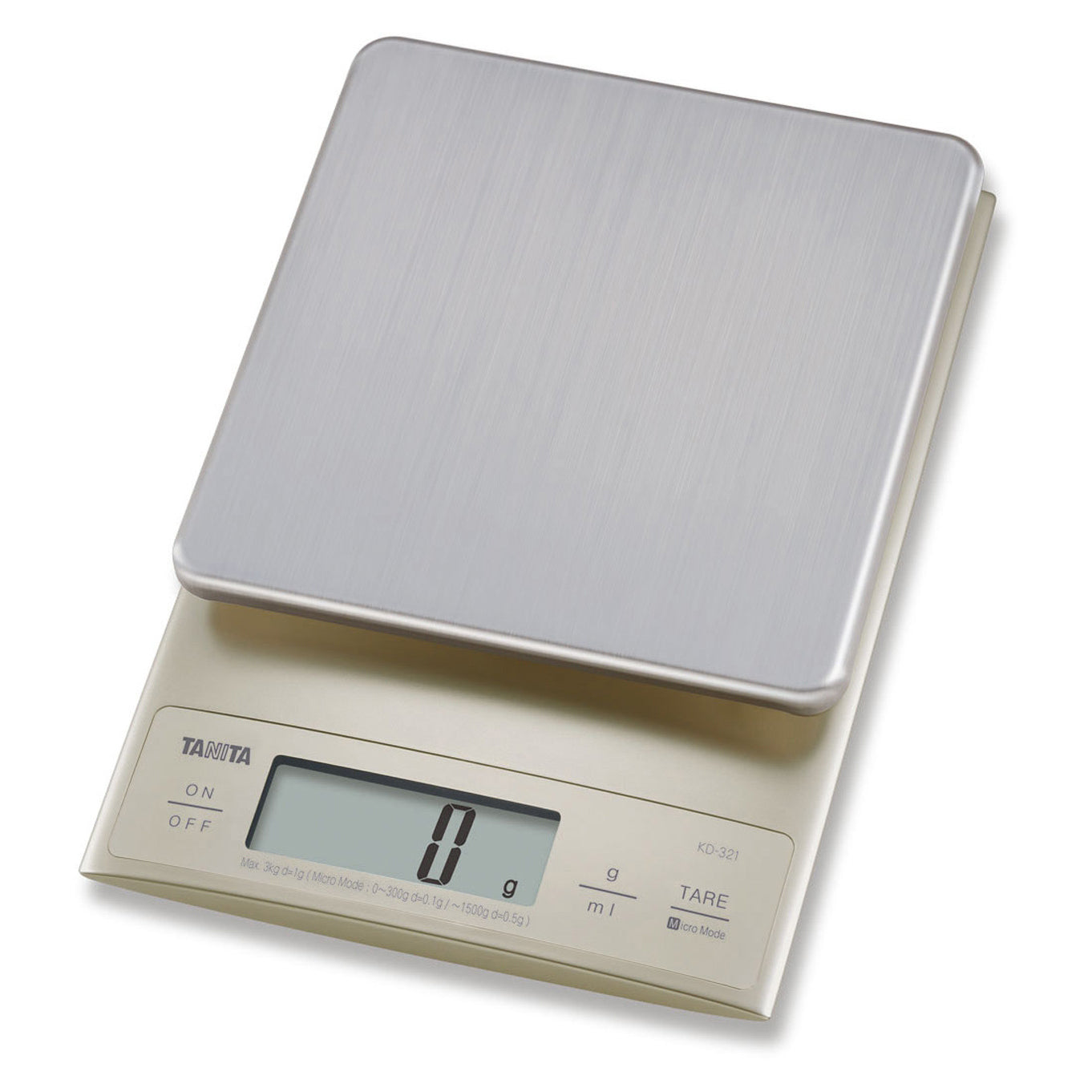 KD 321 Digital Kitchen Scale with Precise Liquid Measurement Mode - Perfect for Baking, Cooking, and Coffee Brewing