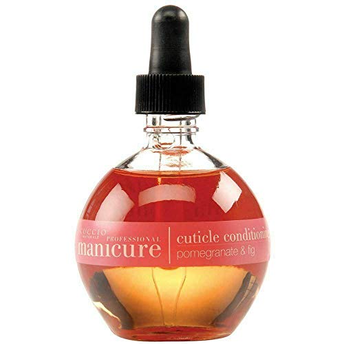 Cuccio Cuticle Oil 75ml - Natural Nail Treatment for Acrylic & UV Gel Polish - Pomegranate & Fig Scented (2.5 fl oz/73mL) | Moisturizes & Strengthens Nails | Perfect for Salon & Home Manicures