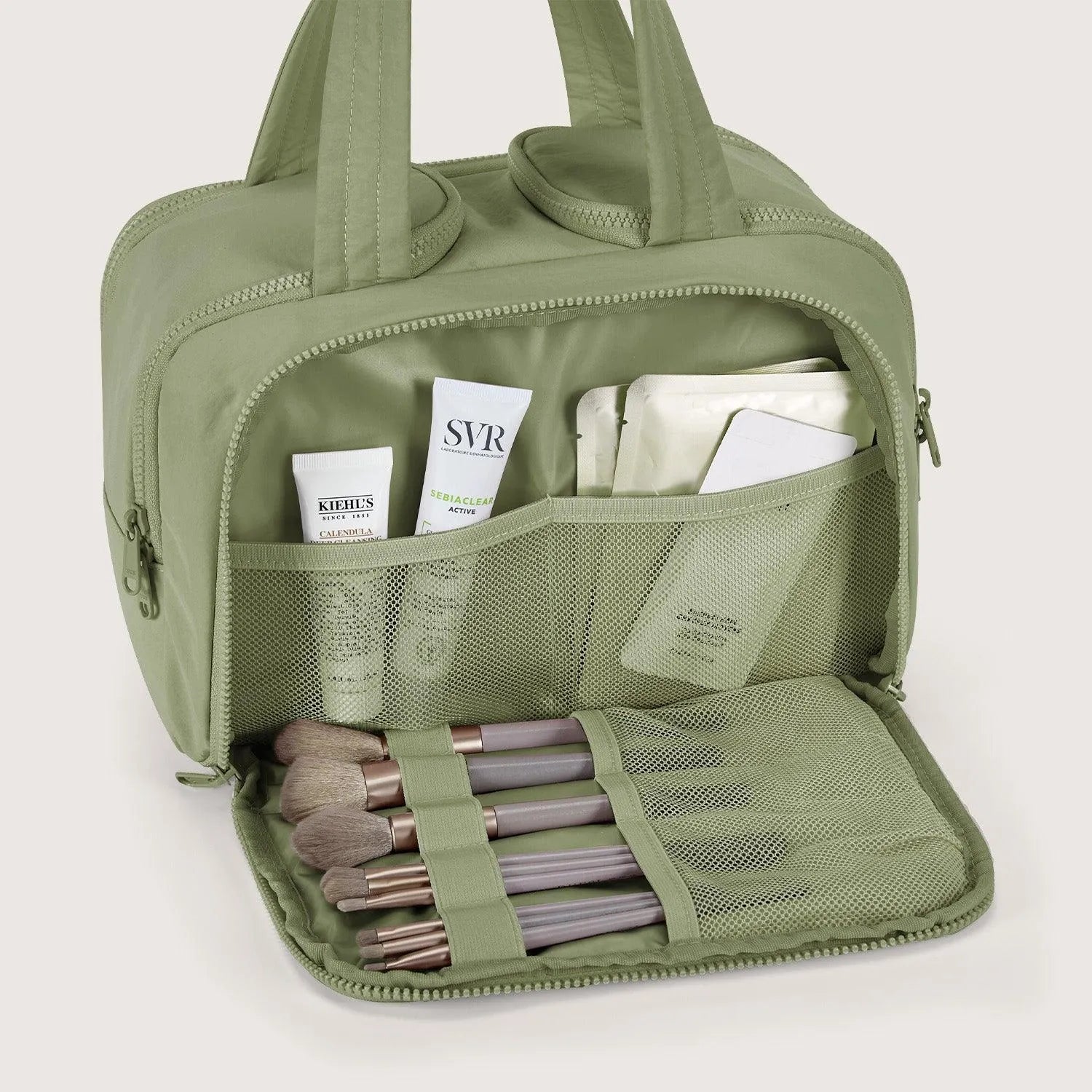 Premium Hanging Toiletry Bag for Travel - Waterproof Cosmetic Organizer with Multiple Pockets - Perfect for Camping, Gym, and Business Trips