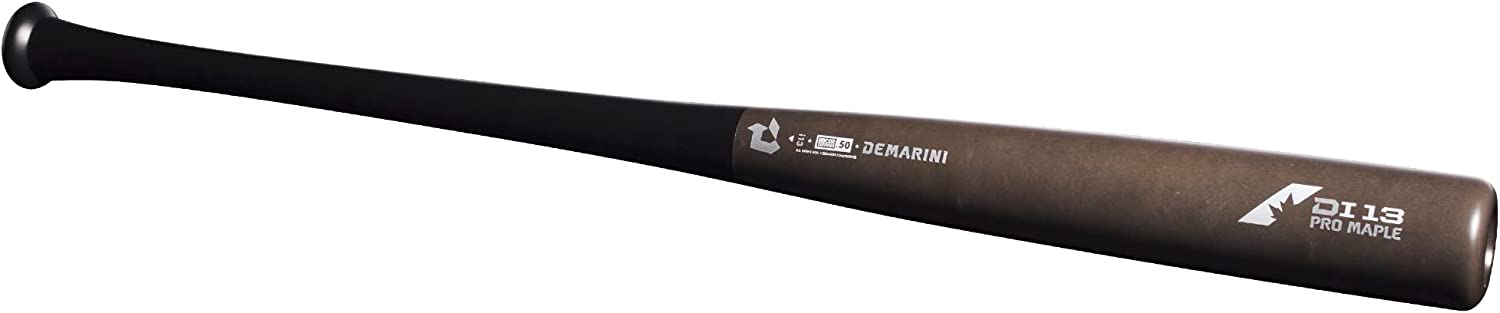 DeMarini DI13 Pro Maple Wood Composite Baseball Bat - Grey/Black | High Performance for Youth & Adult Players | Perfect for Training, Games & Tournaments