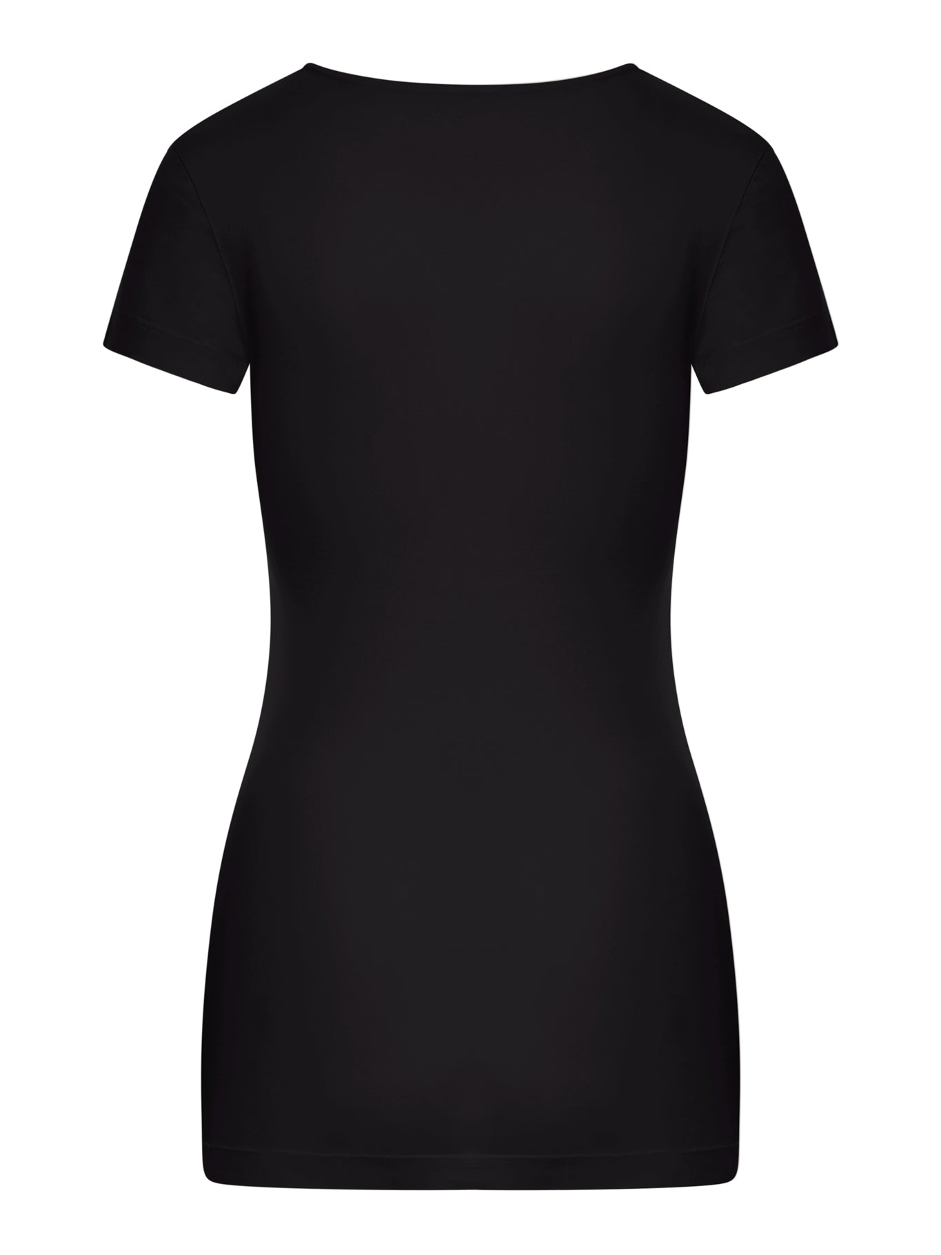 Lemaire Fitted T-Shirt for Women - Slim Fit Black Cotton Tee - Casual & Layering Essential - Perfect for Everyday Wear, Office, and Outings