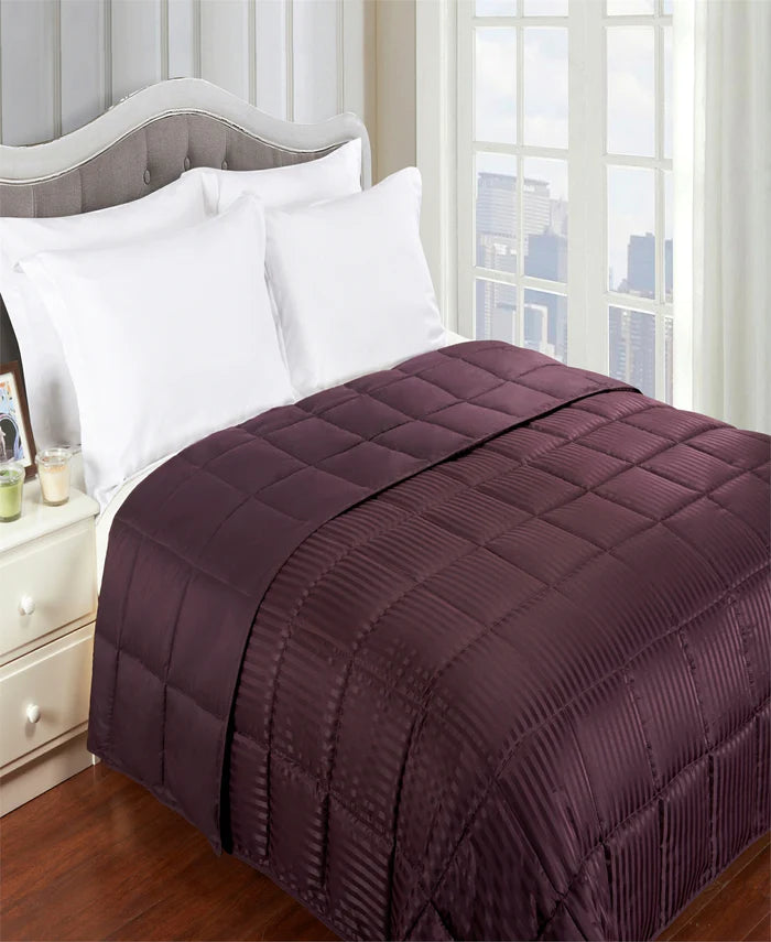 Classic All Season Reversible Blanket - Soft & Cozy for Bed, Sofa, Travel - Perfect for Winter & Summer Use