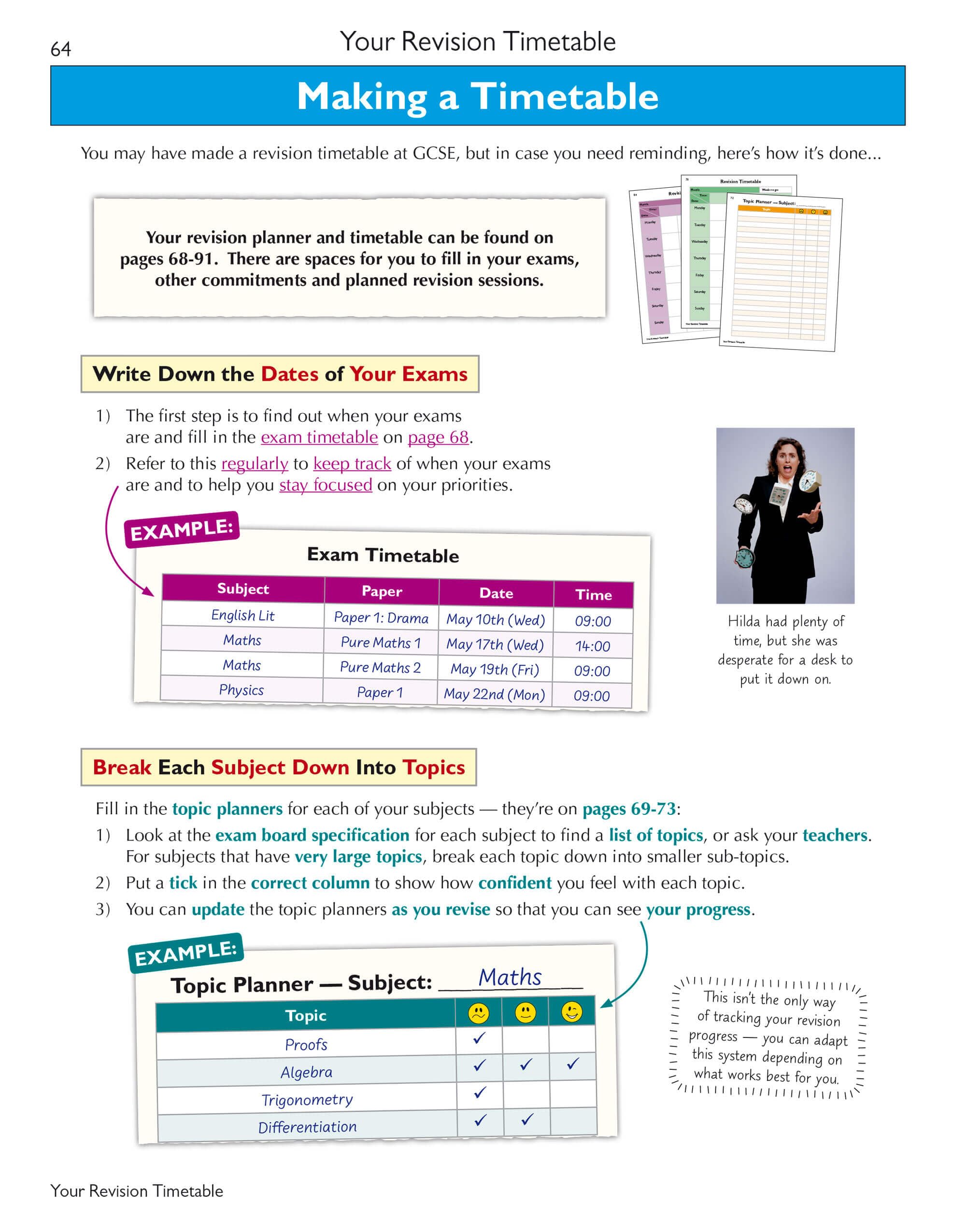 CGP A-Level Study Guide & Planner: Expert Revision Skills, Tips & Video Tutorials for 2025-2026 Exams | Perfect for High School Students Preparing for College Entrance