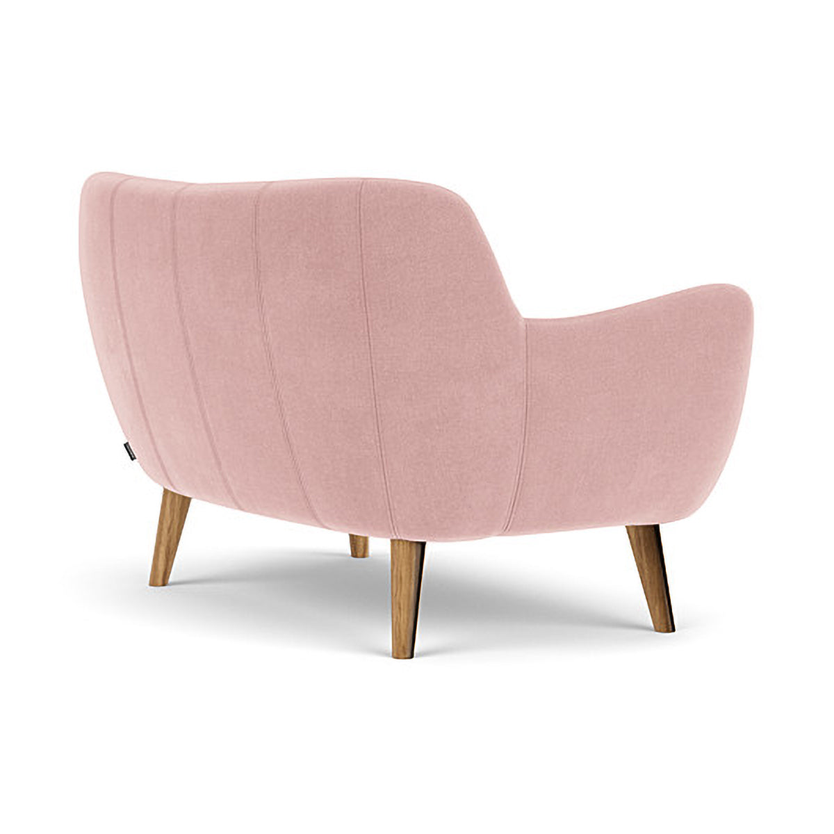 Herman Fabric 2 Seater Sofa - Modern Living Room Couch for Small Spaces, Apartment & Home Decor - Comfortable Loveseat with Soft Upholstery for Relaxing, Entertaining & Cozy Lounging