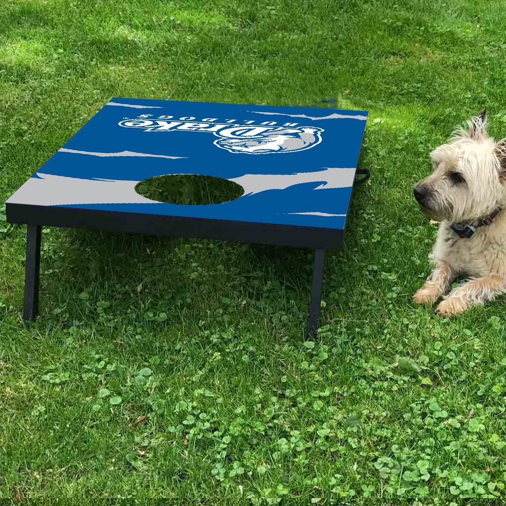 Drake University Cornhole Bag Toss Game Set - Official College Team Logo Outdoor Bean Bag Toss for Tailgating, Backyard Parties & Picnics - Perfect for Game Day, BBQ & Outdoor Fun