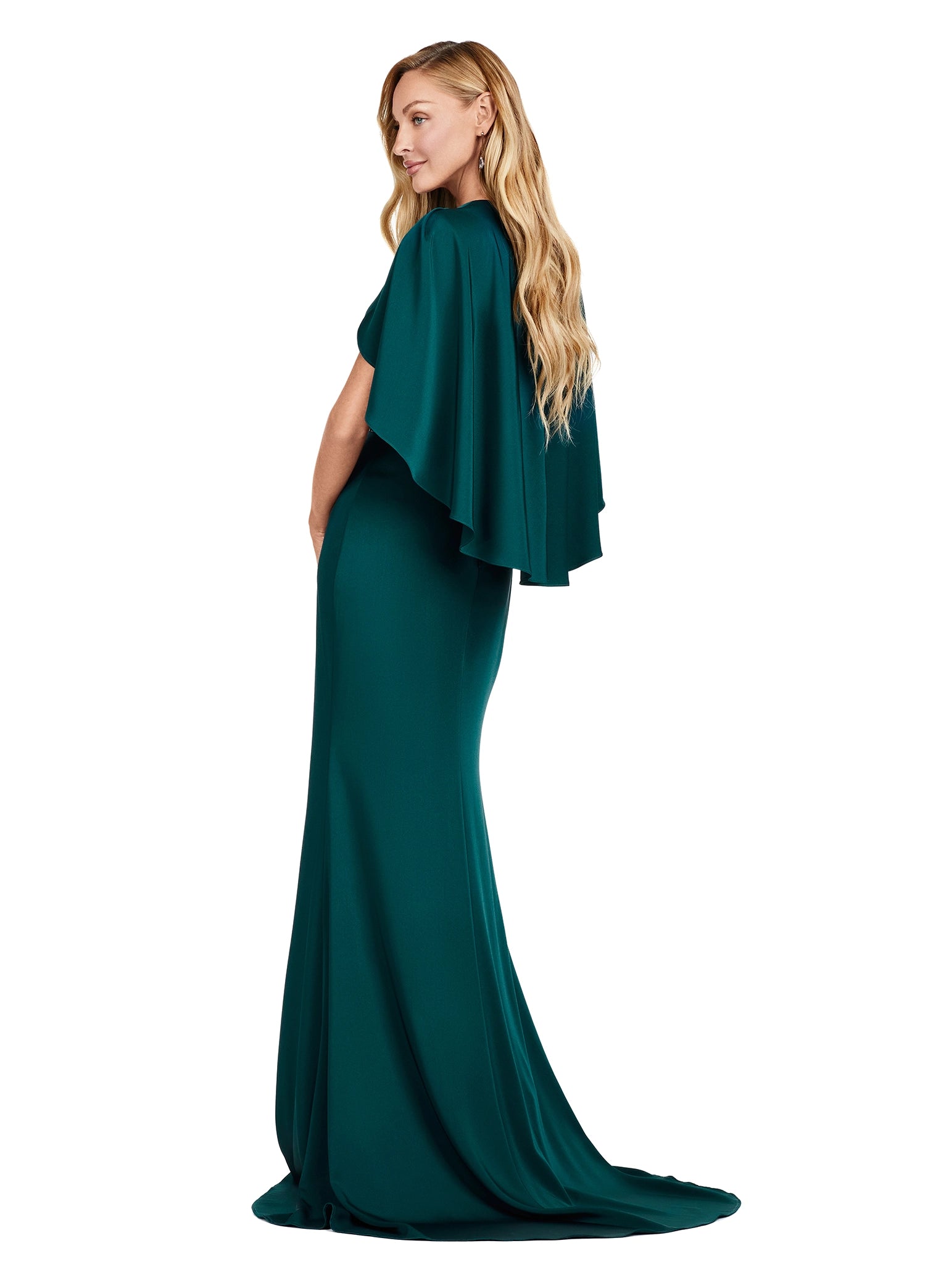 ASHLEYlauren 11416 Women's Elegant Floral Summer Dress - Perfect for Beach Vacations, Garden Parties & Date Nights