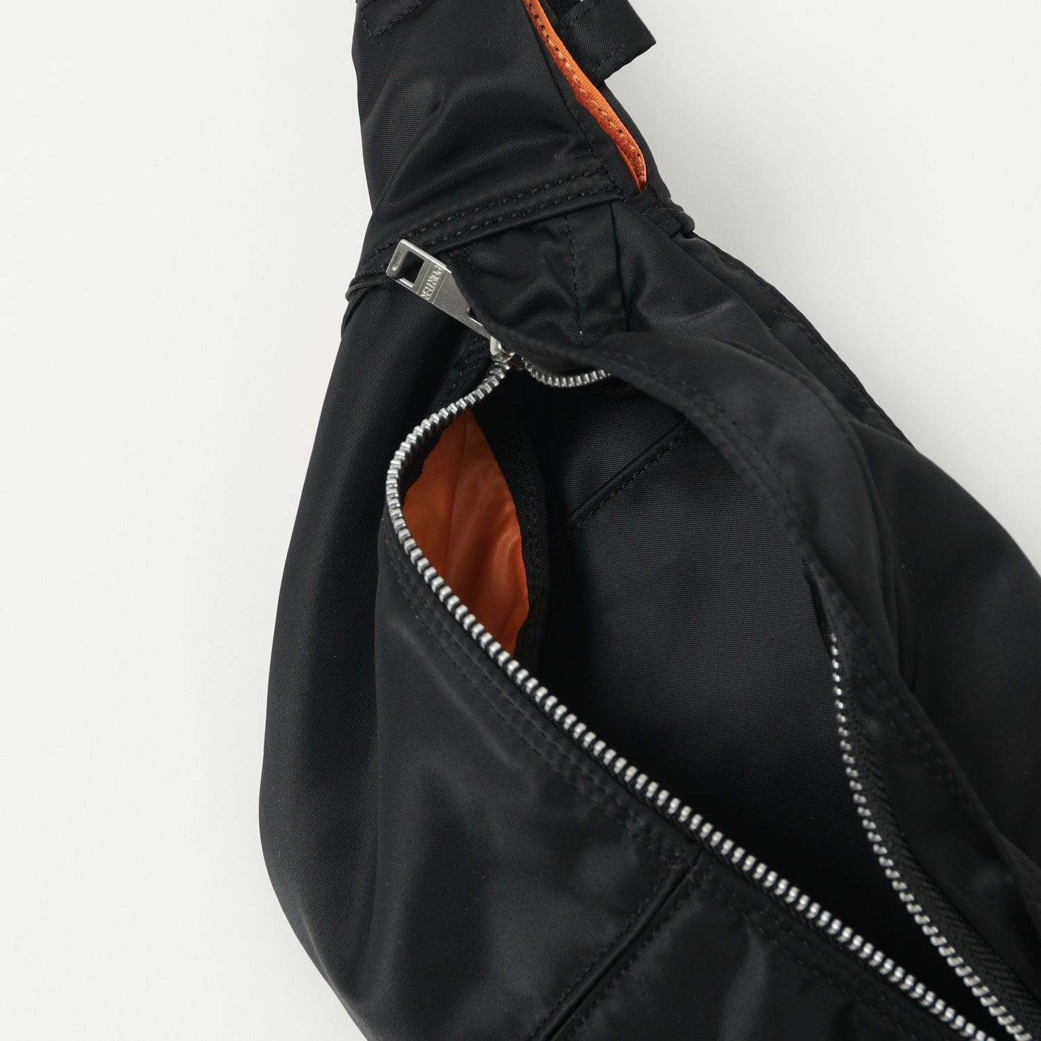 Porter Yoshida & Co. Small Tanker Waist Bag - Black | Stylish Crossbody Fanny Pack for Travel, Hiking & Everyday Use