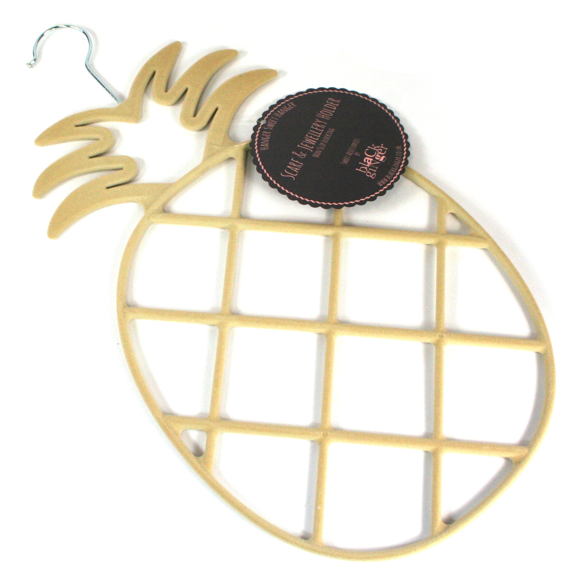 Pineapple Shaped Scarf Hanger - Stylish and Functional Closet Organizer for Scarves, Shawls, and Accessories - Perfect for Bedroom, Closet, or Dorm Decor