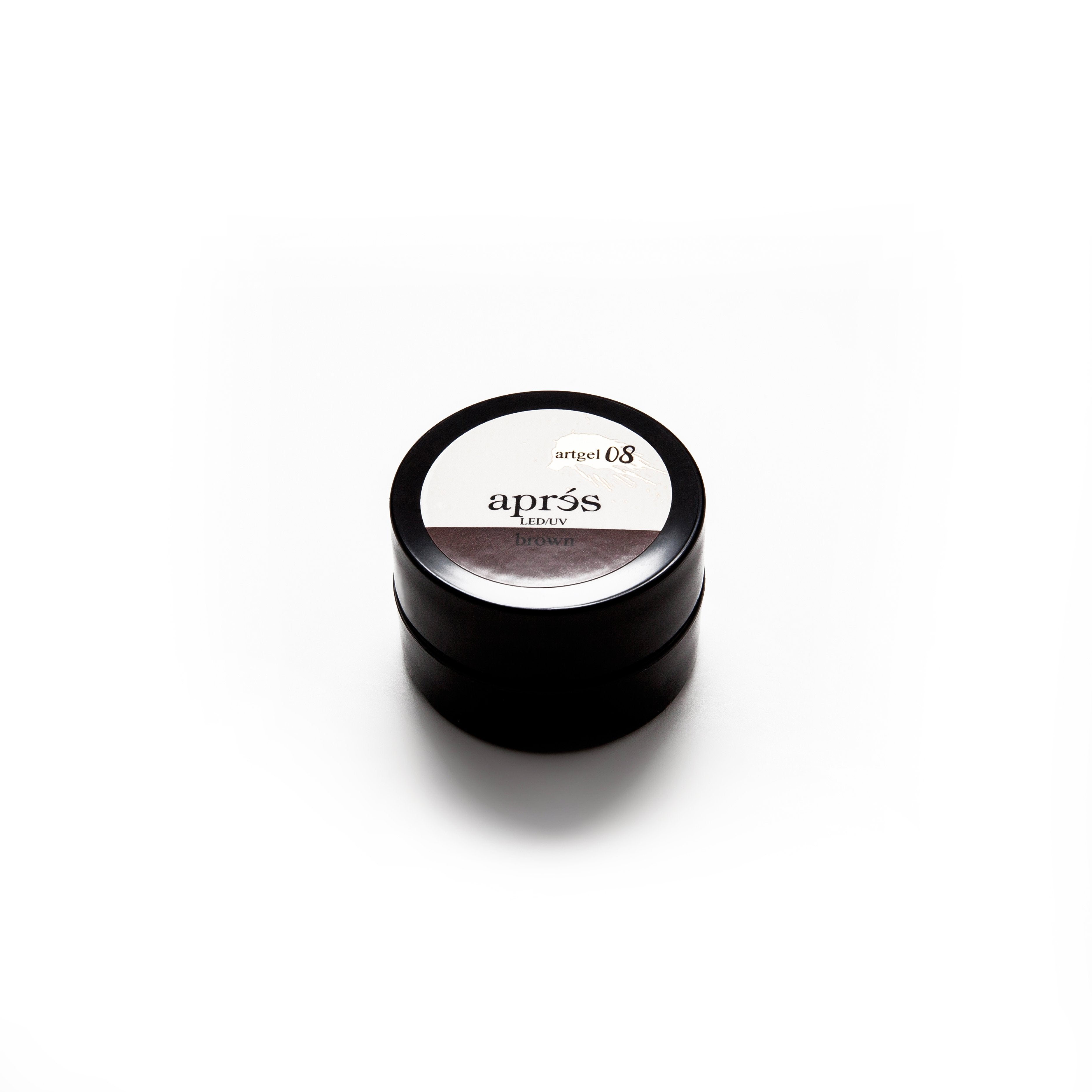 Apres Artist Art Gel - Professional Brown Nail Gel for Salon & Home Manicures - Long-Lasting & High Gloss Finish