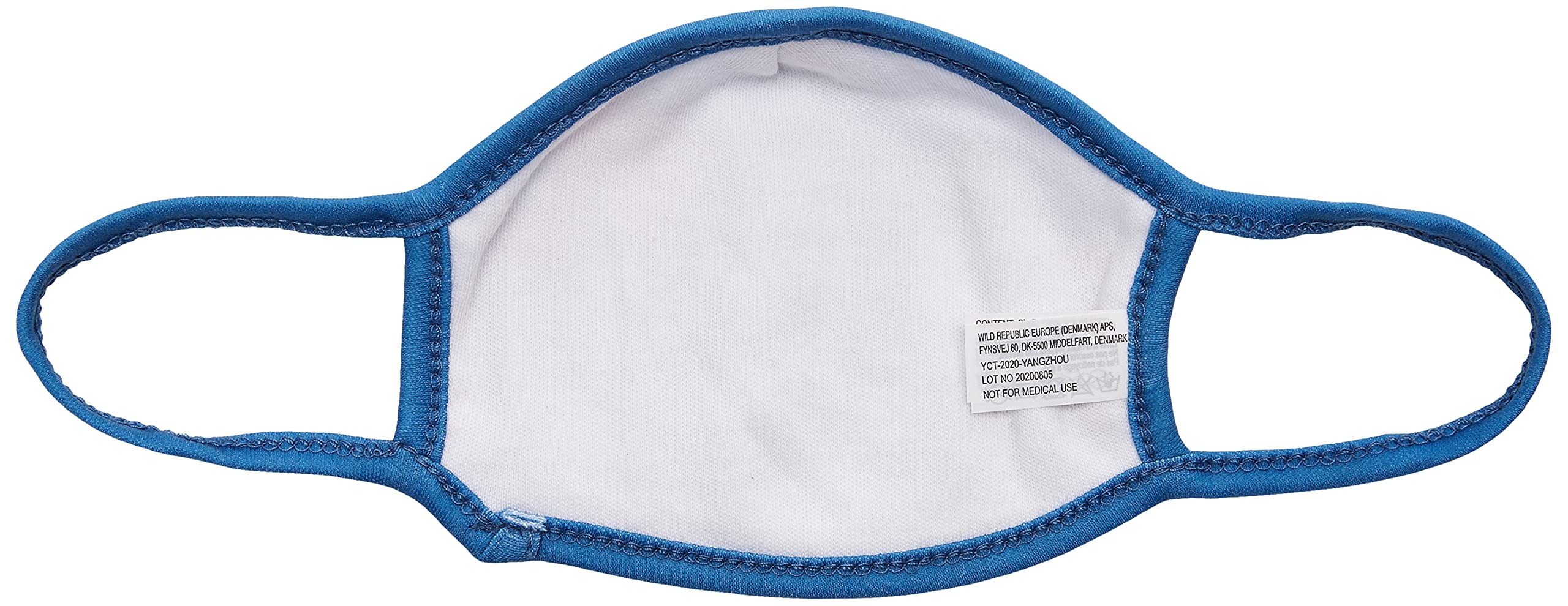 Wild Republic Wild Smiles Reusable Washable Half Face Mask - Comfortable & Breathable for Outdoor Activities, Travel & Daily Protection