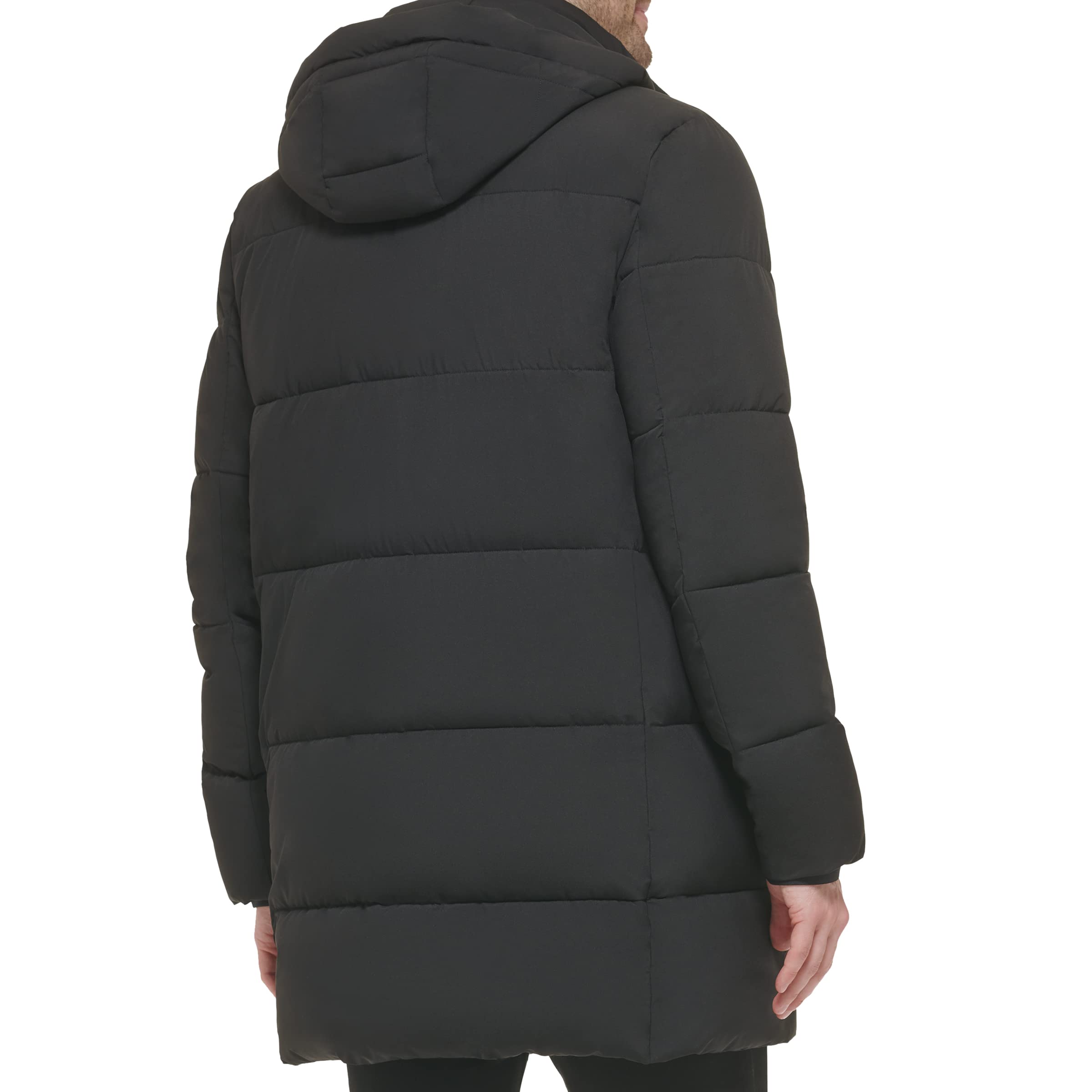 Calvin Klein Men's Modern Outdoor Stretch Puffer Jacket - Lightweight Insulated Winter Coat for Hiking, Travel & Daily Wear