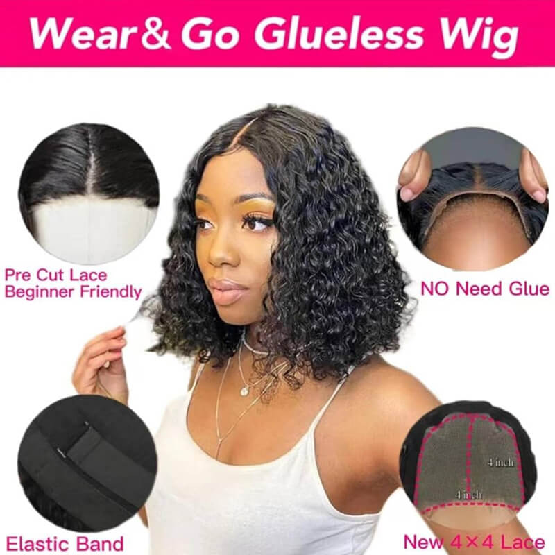 **2 Pack Human Hair Wigs Bundle - 26