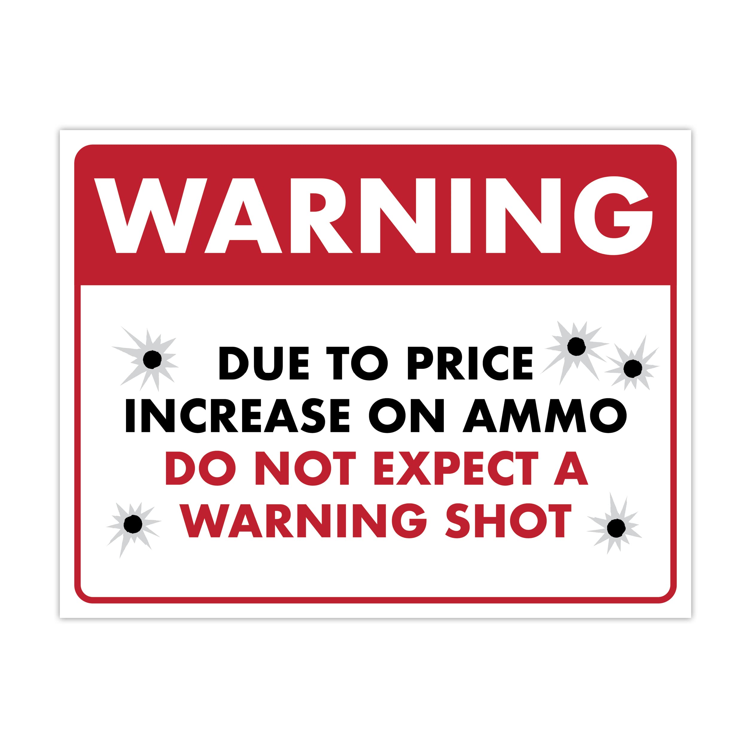 ENVISIONED Signage - Funny Warning Sign for Home Security & No Trespassing - 8.5