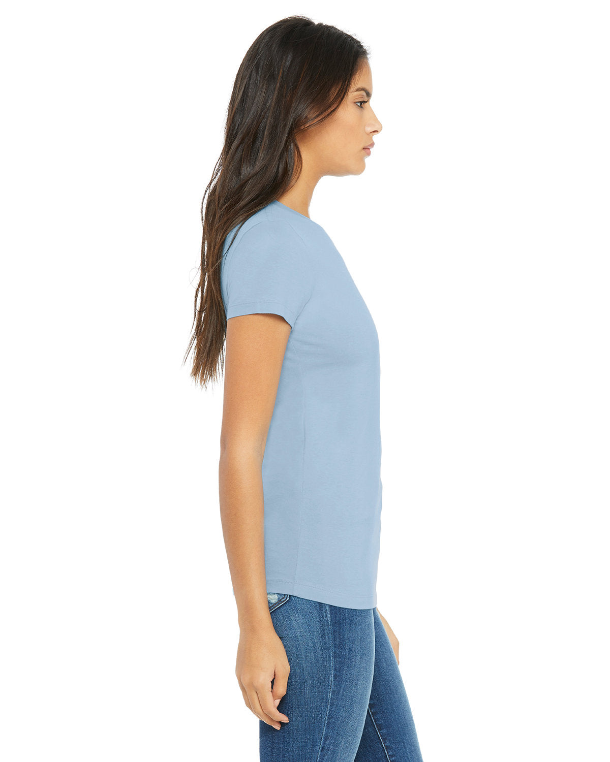 Bella + Canvas 6004 Women's Slim Fit Short Sleeve T-Shirt - Soft Cotton Tee for Casual Wear, Workout & Layering