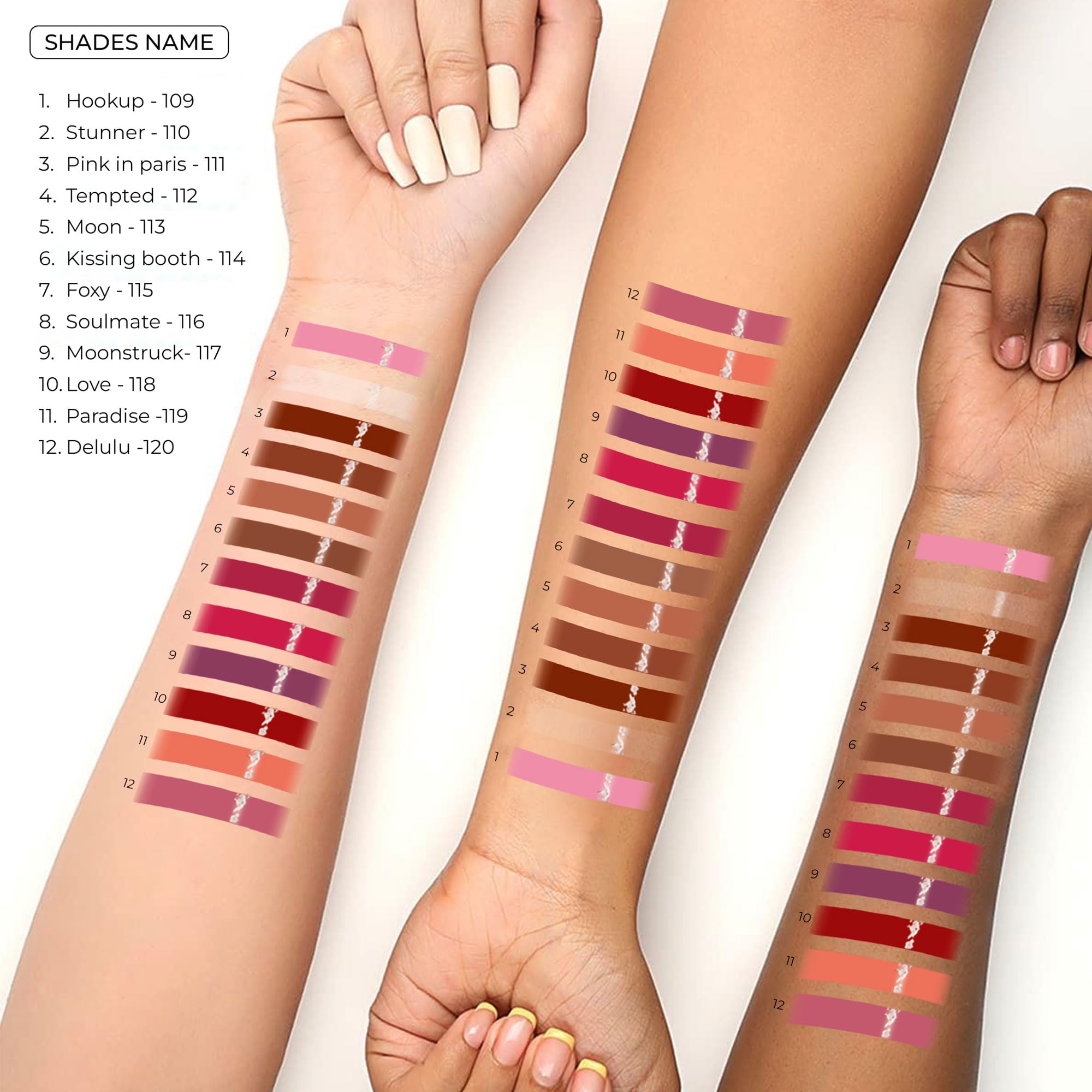 Glamveda High Shine Serum Infused Lip Gloss - pH Reactive Color Changing Lip Balm for Soft, Dewy Lips (Hookup #109) | Natural Pink Shade Based on Skin's pH Level | 4.5ml | Perfect for Date Night, Parties & Everyday Wear