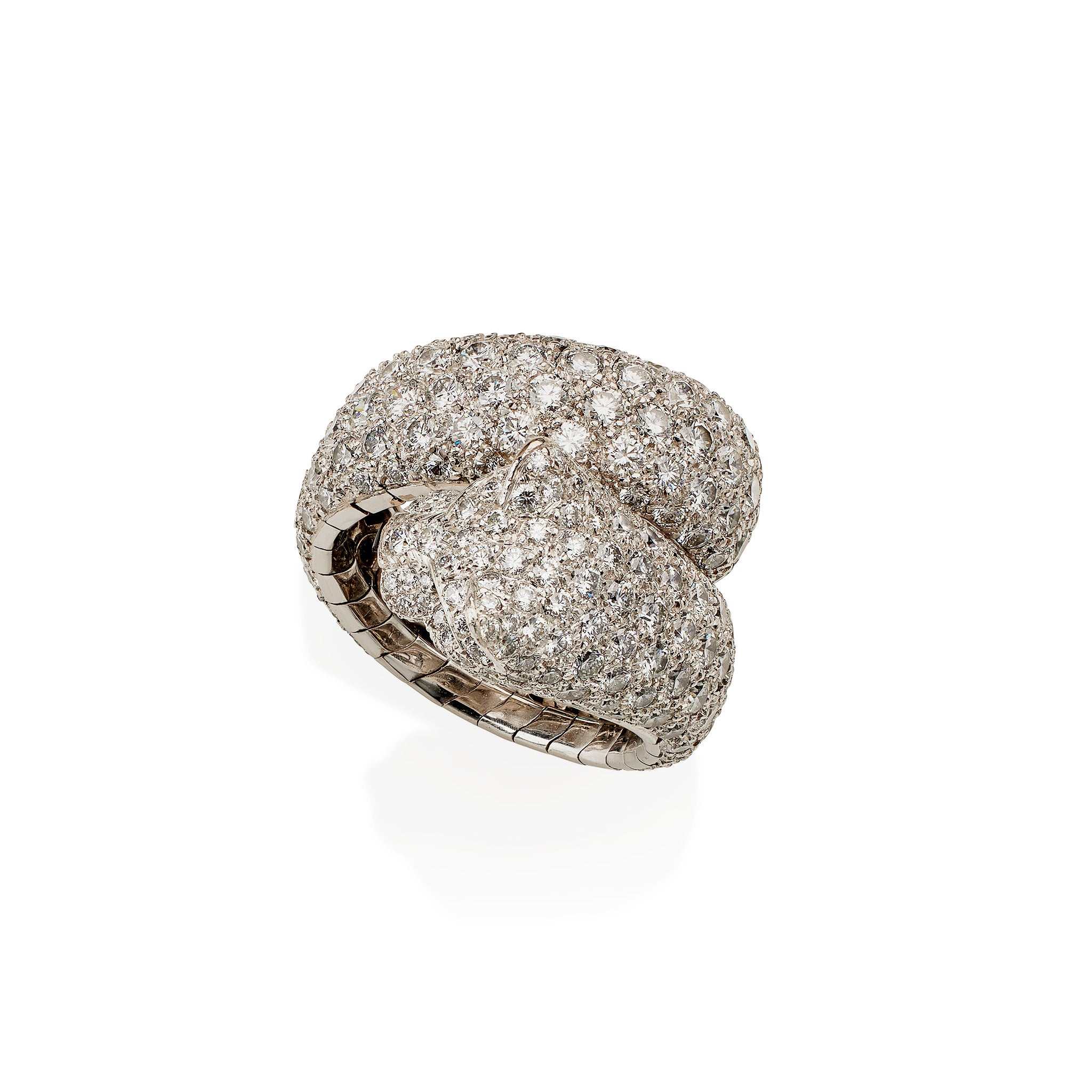 Cartier Paris Diamond Panthère Ring - 18K Gold Luxury Jewelry for Women | Elegant Statement Piece for Weddings, Anniversaries & Special Occasions