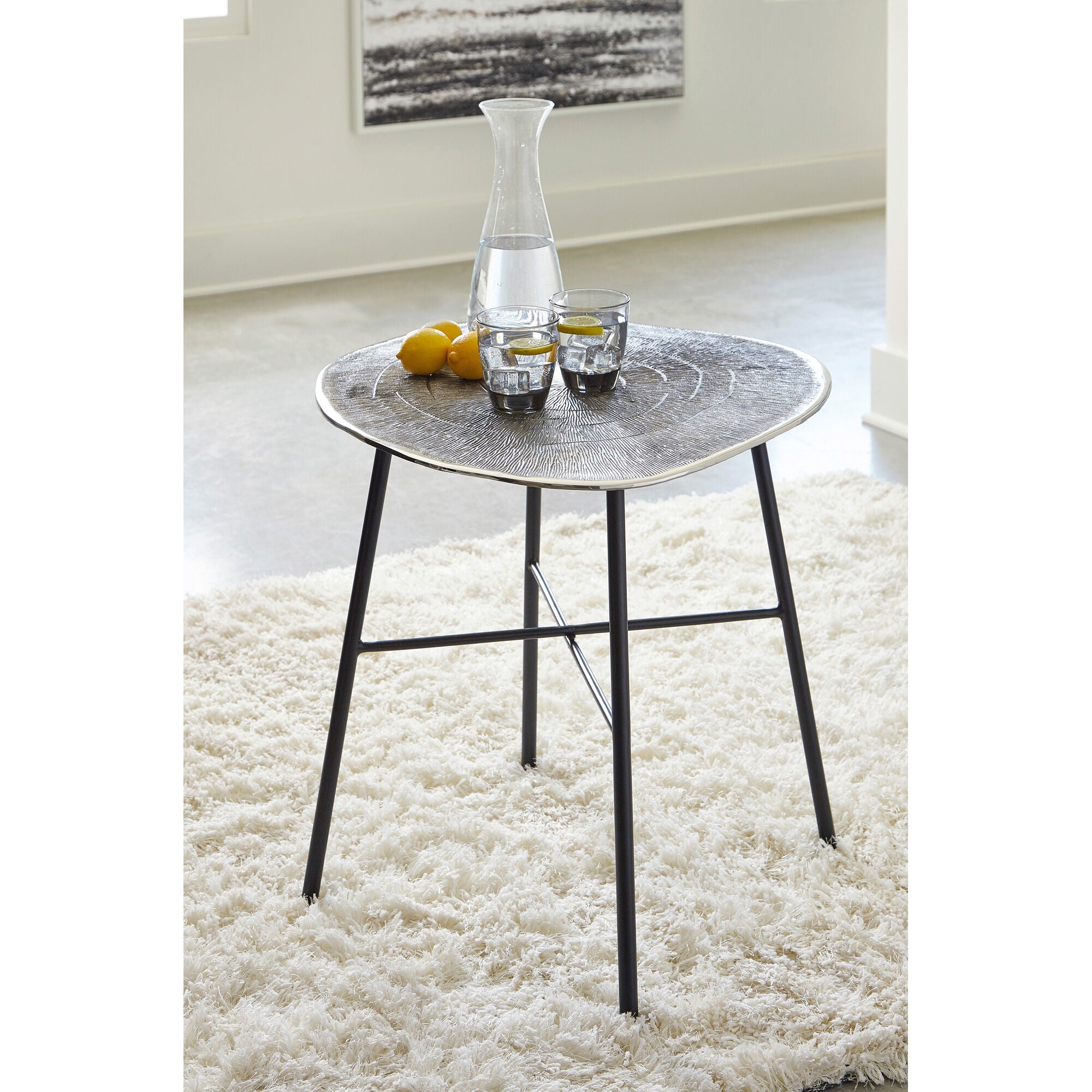 Laverford Modern End Table - Small Side Table for Living Room, Bedroom, or Office - Perfect for Holding Lamps, Books, and Decor