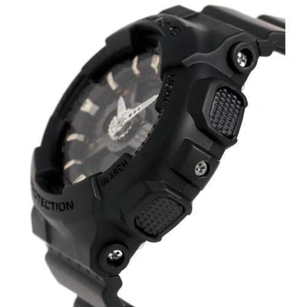 CASIO BABY-G BA-110GA-1ADR Digital Quartz Watch for Women - Black Resin Band, Shock Resistant, Water Resistant - Perfect for Sports, Outdoor Activities & Everyday Wear