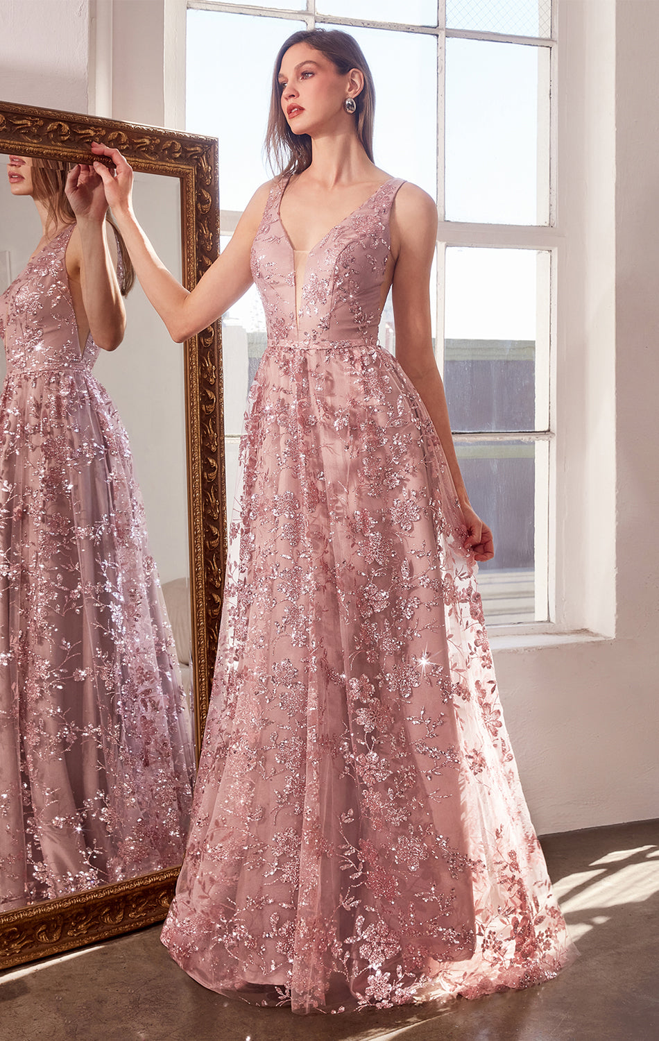Elegant ARIELLE Glitter Tulle Gown for Women - Sparkly Evening Dress for Prom, Wedding & Special Occasions