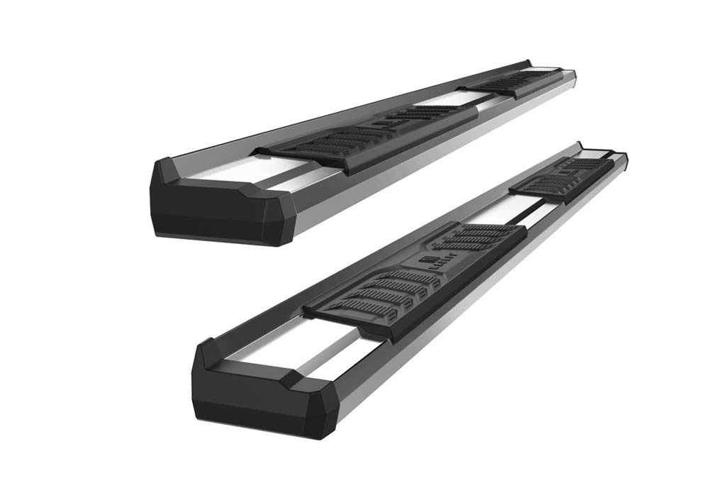 APS Chrome OE Style Nerf Bars Running Boards for Toyota Tacoma 2005-2023 Double Crew Cab - Heavy Duty Side Steps for Off-Road & Daily Driving Protection