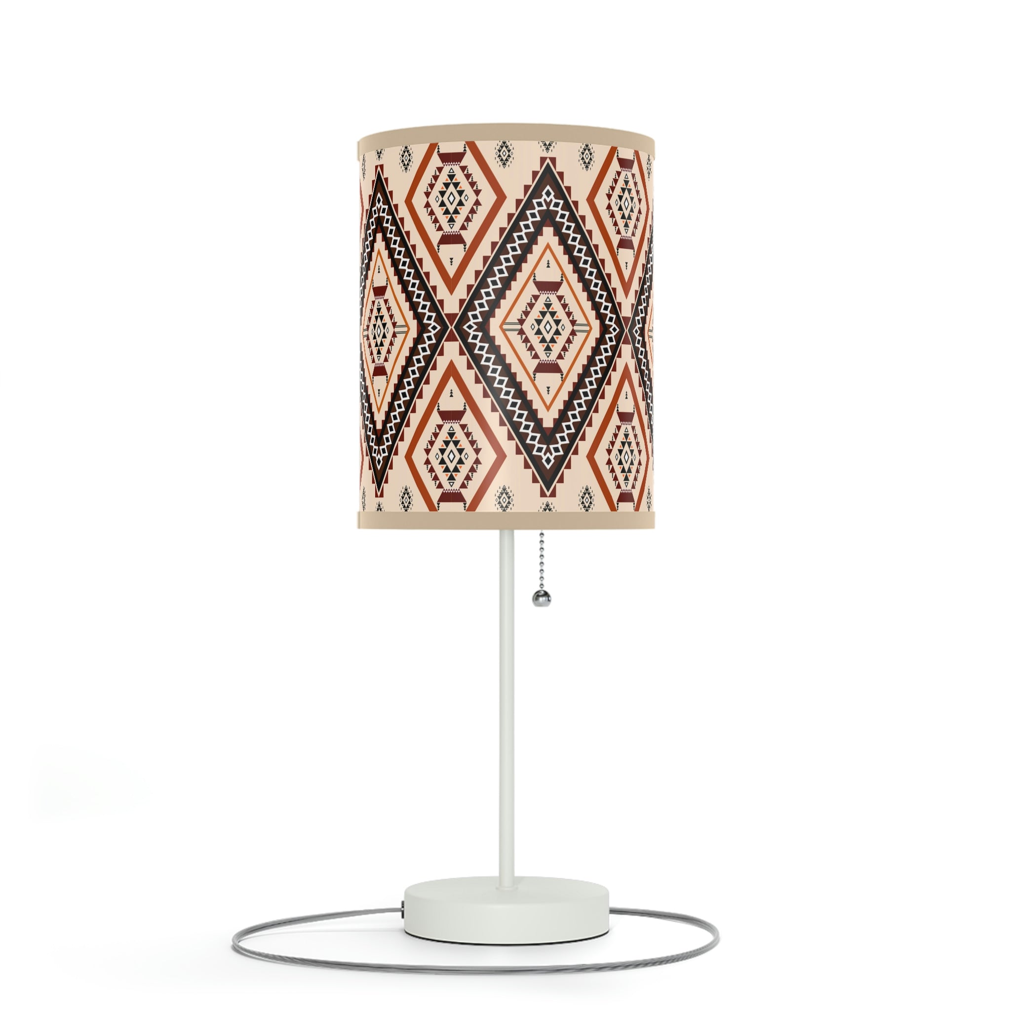 Southwestern Style Table Lamp for Bedroom & Living Room - Adjustable Reading Light with US/CA Plug - Perfect for Nightstands, Sofa Side Tables and Home Office Desks