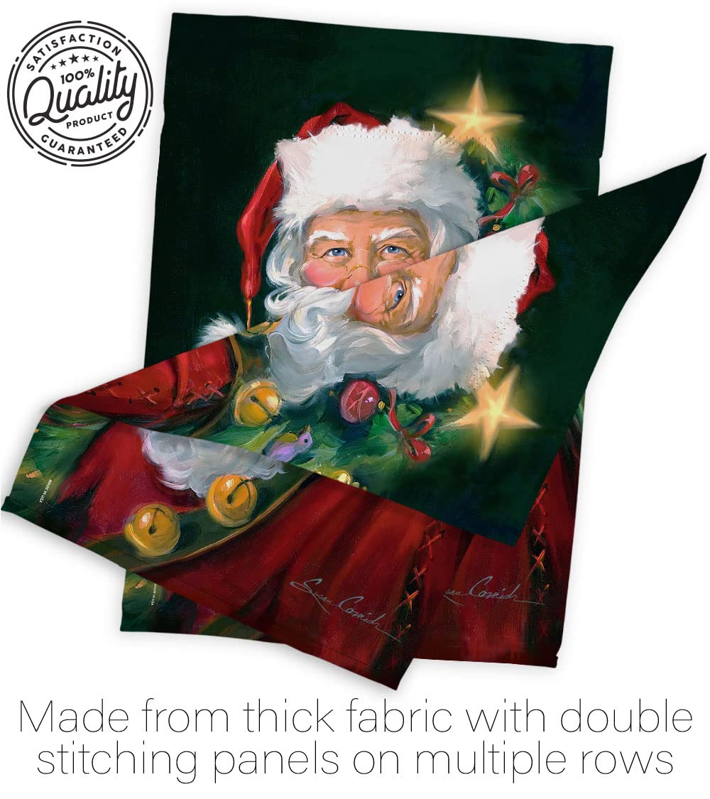 Santa Christmas Garden Flag Set 13