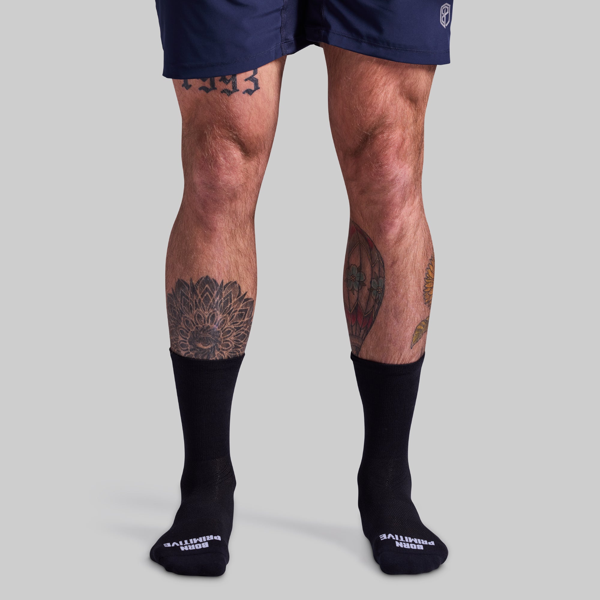 High-Performance Crew Socks 3-Pack - Moisture Wicking & Breathable Athletic Socks for Men & Women (Black) - Ideal for Running, Gym Workouts & Everyday Comfort