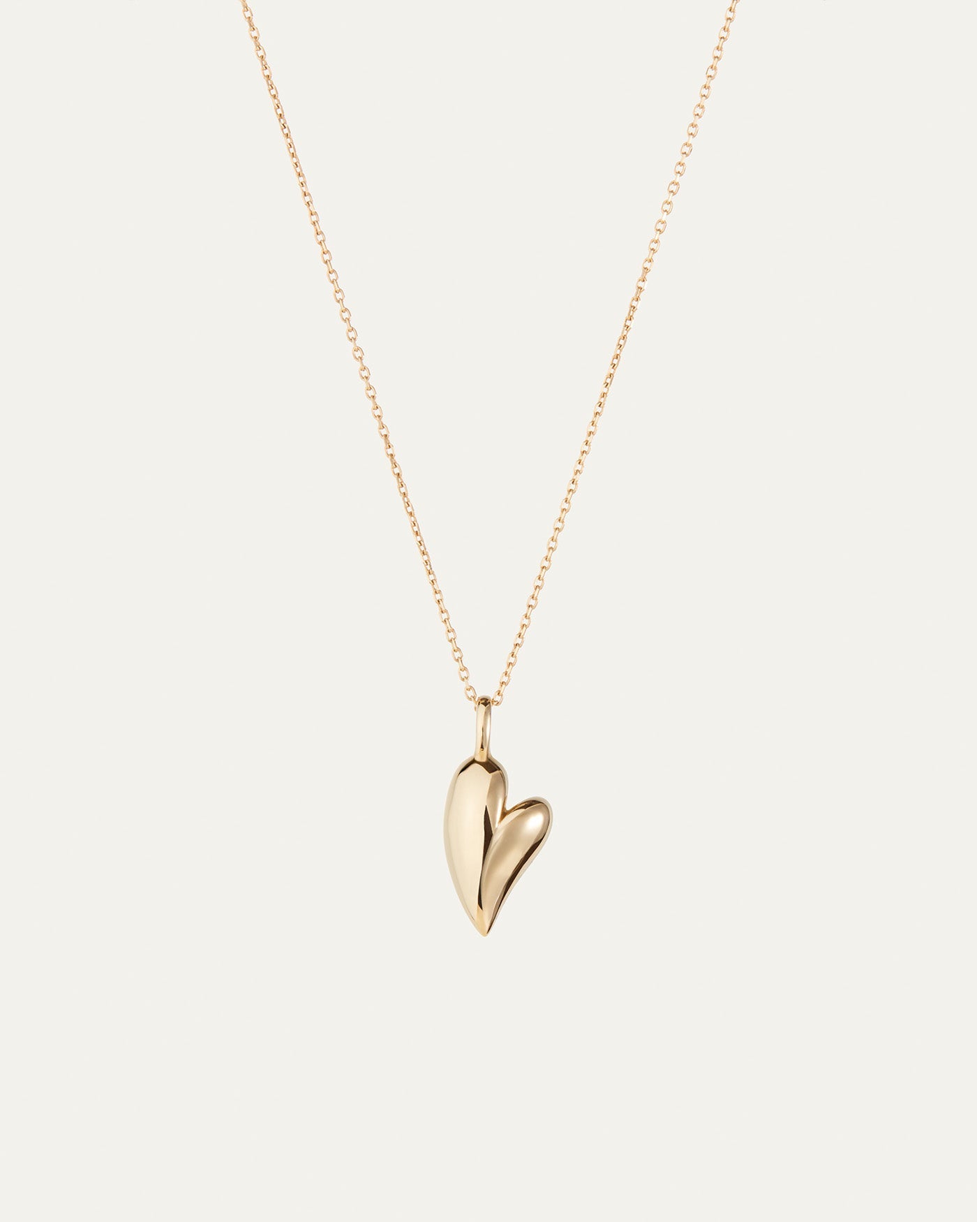 14K Gold Heart Pendant Necklace for Women - Elegant Dainty Heart Charm Jewelry Gift for Her - Perfect for Valentine's Day, Anniversary & Romantic Occasions