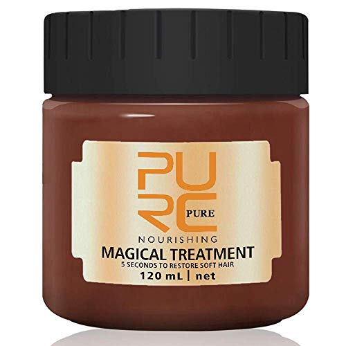 PURC Hair Treatment Mask - 120ML Deep Repair Keratin Hair & Scalp Care for Damaged Hair in 5 Seconds | Hair Growth Tonic for Dry, Frizzy Hair - Perfect for Salon & Home Use