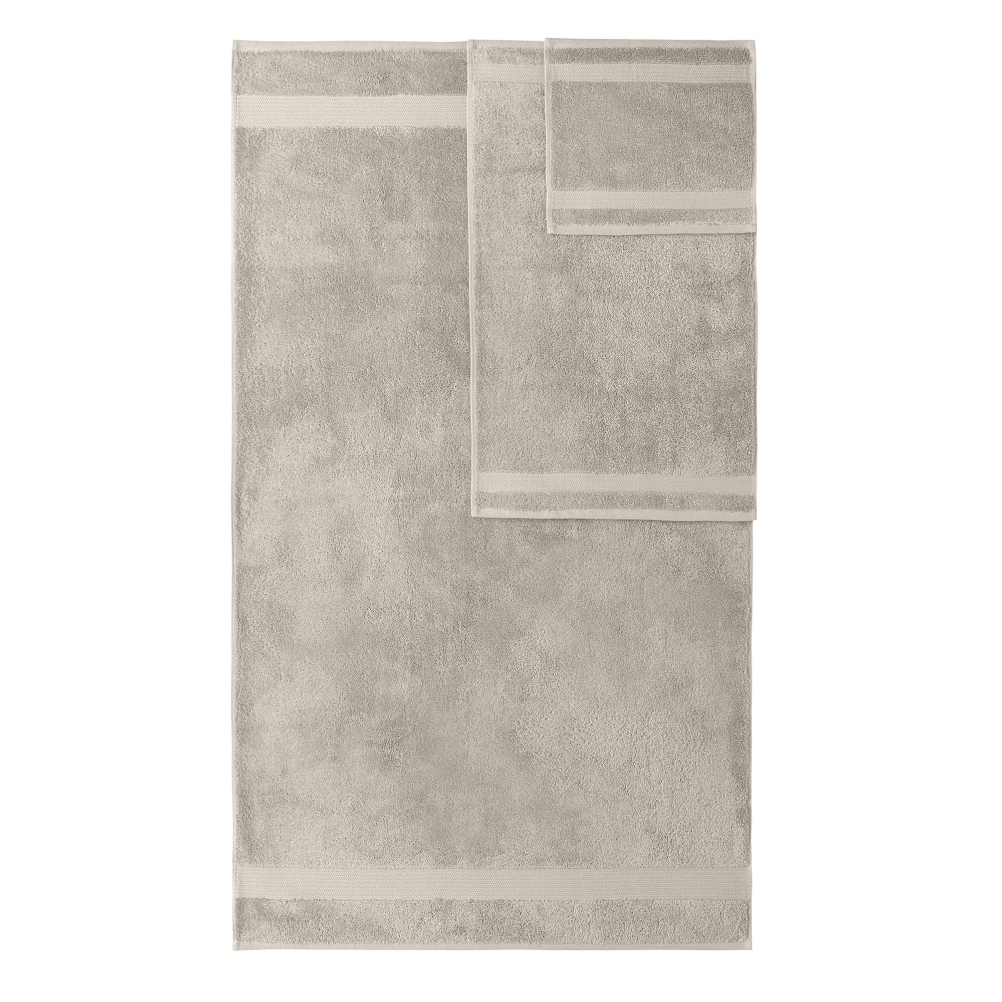 12-Piece Classic Turkish Cotton Towel Set - Ultra Absorbent & Quick-Drying Bathroom Towels (4 Bath, 4 Hand, 4 Washcloths) | 100% Premium Turkish Cotton | Soft & Luxurious for Spa, Beach & Home Use (Light Grey)