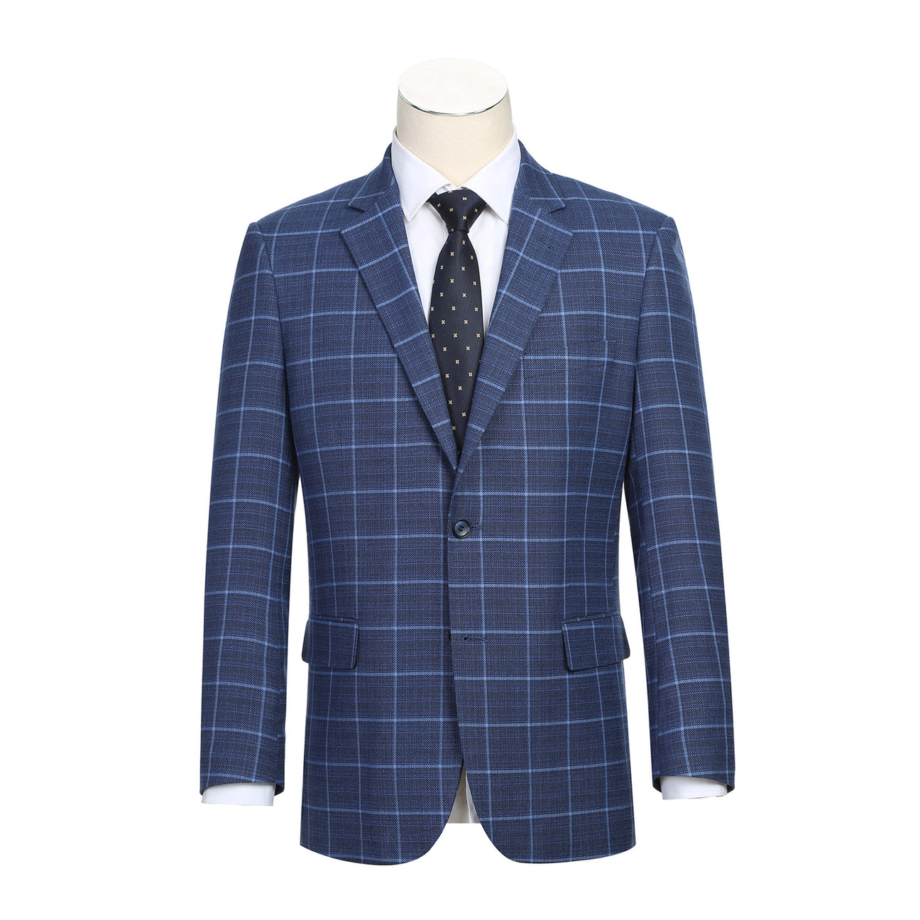 Alessandro Vitello by Renoir Classic Fit Blazer - Navy Blue Size 22 | Premium Men's Formal Jacket for Business Meetings & Special Occasions