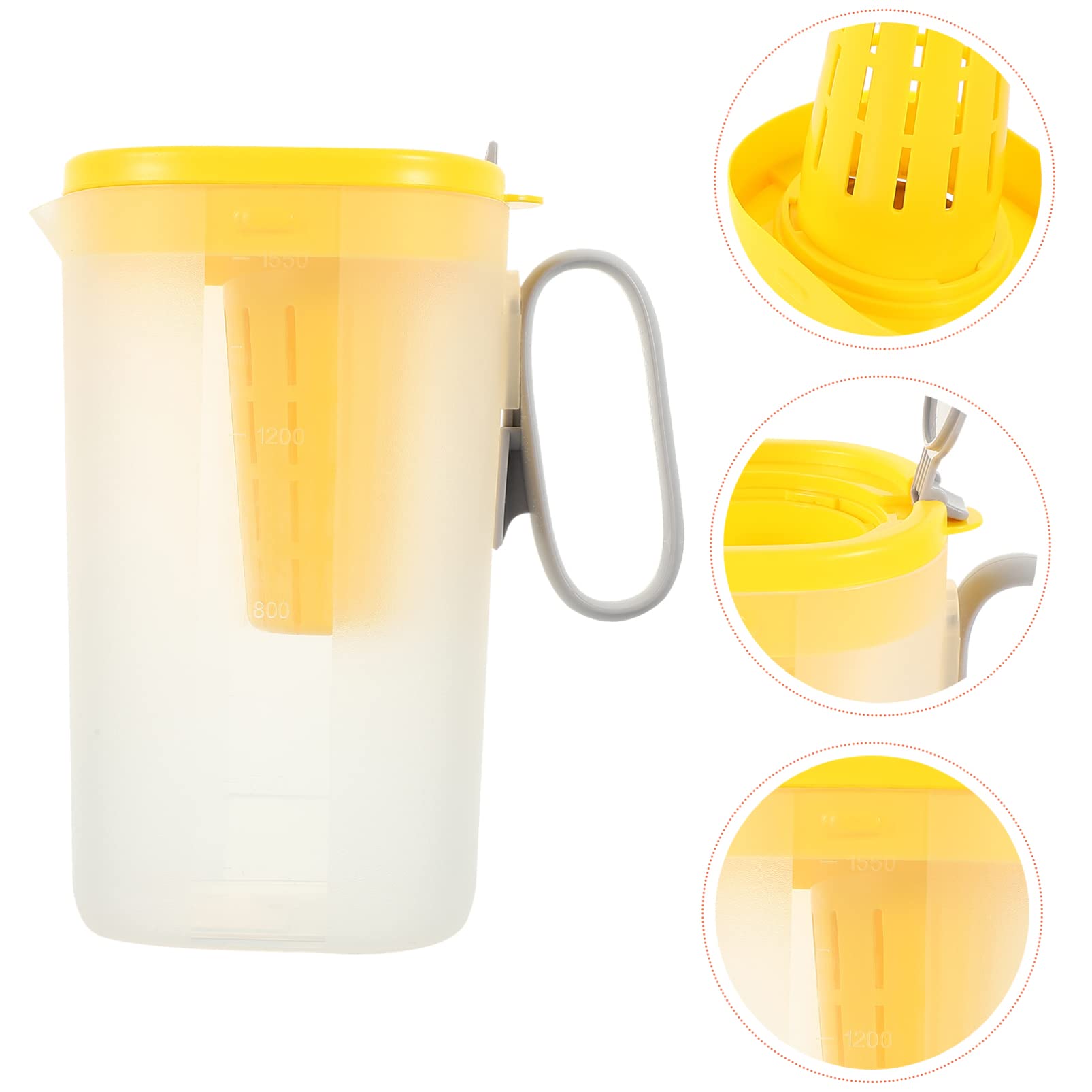 **Insulated Cold Water Pitcher with Lid - 2.5L Large Capacity BPA-Free Plastic Pitcher for Iced Tea, Fruit Infusions & Refreshing Drinks - Perfect for Parties, Picnics & Home Use**