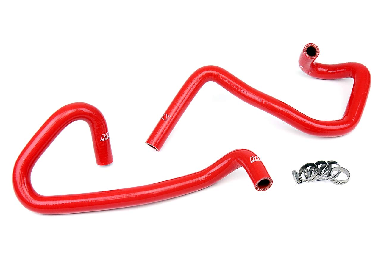 HPS 57-1470-RED Silicone Heater Hose Kit - High Temperature Coolant Hose for Automotive & Racing - Perfect for Engine Cooling Systems, Radiator Connections & Performance Upgrades