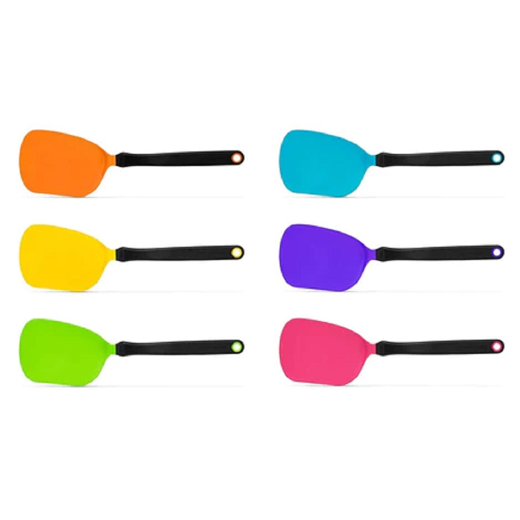 Dreamfarm Chopula - Premium Silicone Spatula Set in Assorted Colors for Cooking, Baking & Kitchen Use - Perfect for Non-Stick Pans, Mixing & Serving