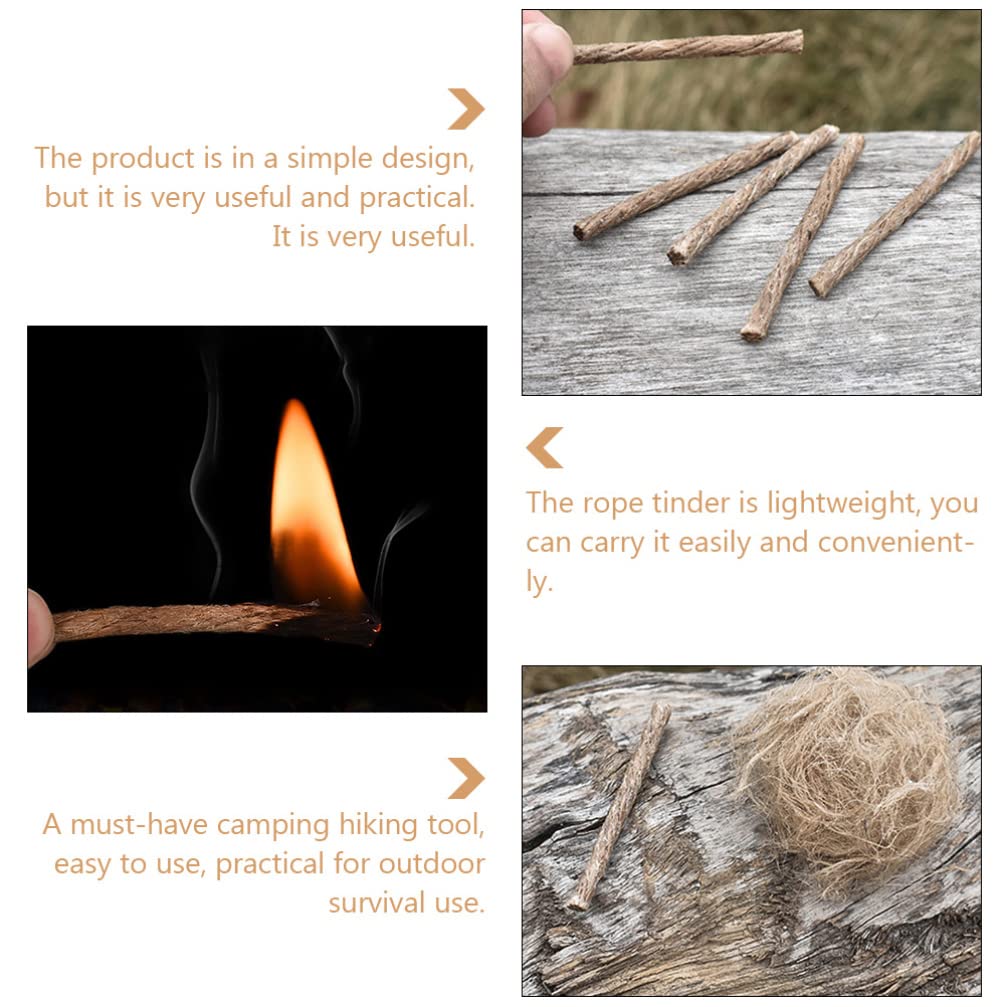 BESPORTBLE 30-Piece Grilling Accessories Set - Fire Starter Rope, Kindling Catcher & BBQ Tools for Outdoor Cooking | Perfect for Camping, Backyard BBQs, and Picnics