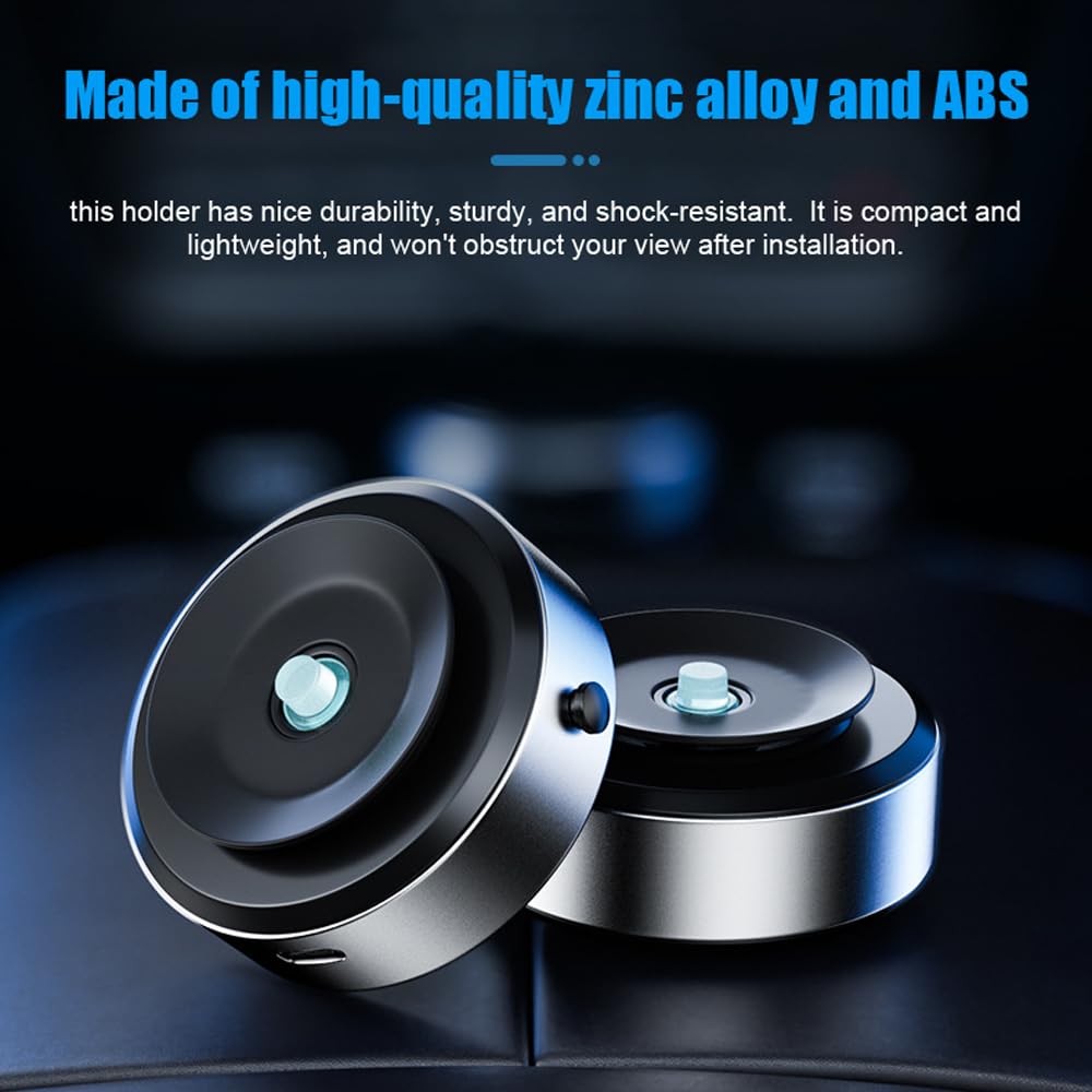 Shkalacar Universal Magnetic Phone Holder for Car - 360° Rotatable Windshield & Dashboard Mount with Strong Suction Cup for iPhone, Samsung, Smartphones & Tablets - Perfect for GPS Navigation, Hands-Free Calling & Road Trips