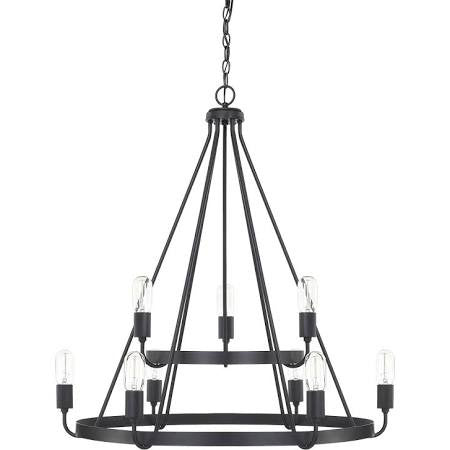 Balboa Chandelier - Elegant Crystal Ceiling Light Fixture for Dining Room & Living Room | Modern Home Decor Lighting | Perfect for Weddings & Luxury Interiors