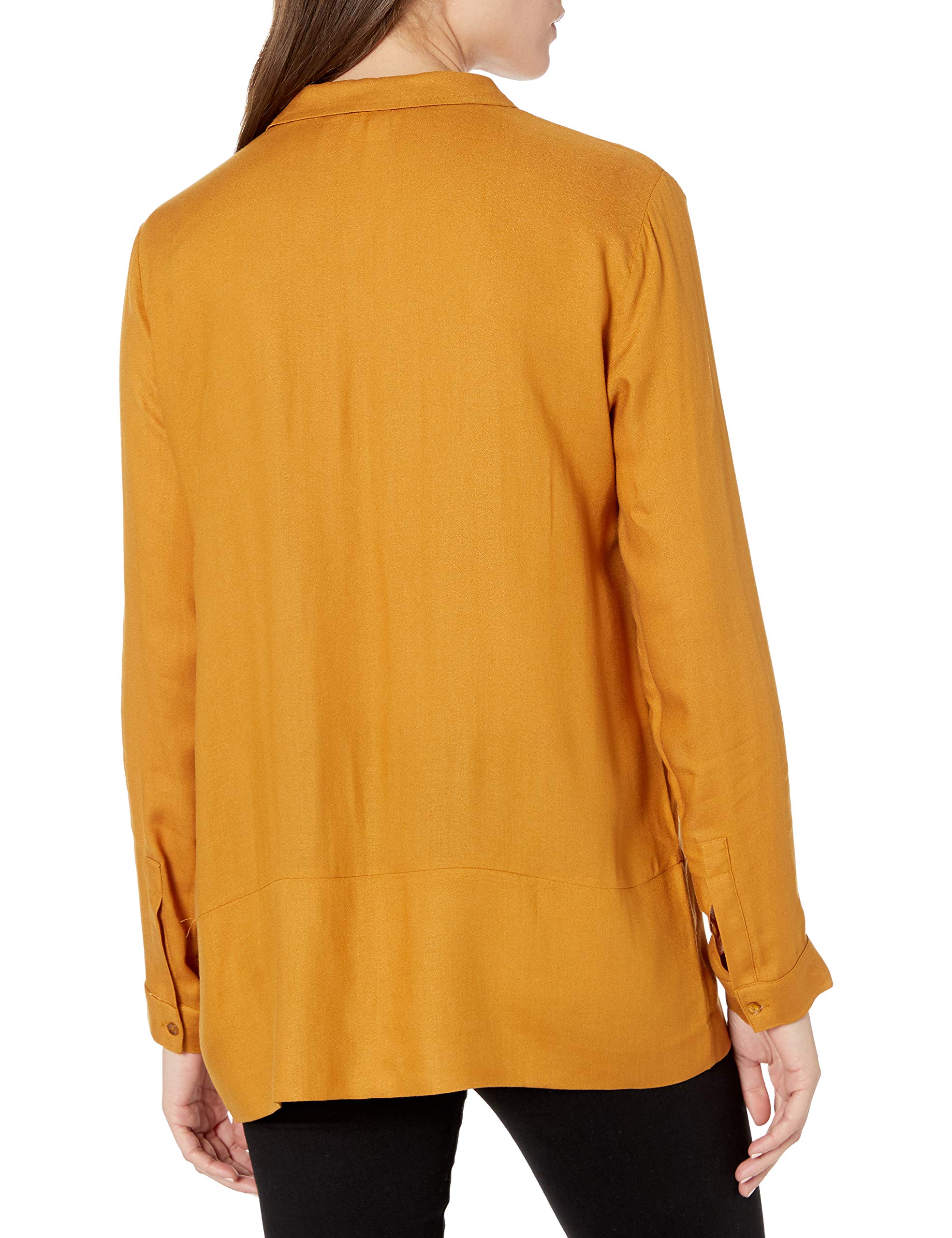 HANRO Women's Urban Casual Long Sleeve Shirt - Soft Comfortable Blouse for Work & Everyday Wear | Office, Travel & Weekend Outfits