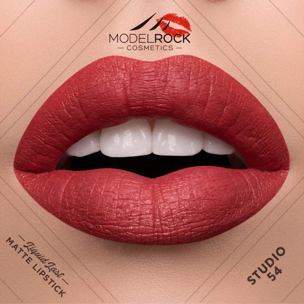 Modelrock Liquid to Matte Lipstick - Long Lasting Matte Lip Gloss, Waterproof & Smudge Proof - Perfect for Parties, Dates & Everyday Wear