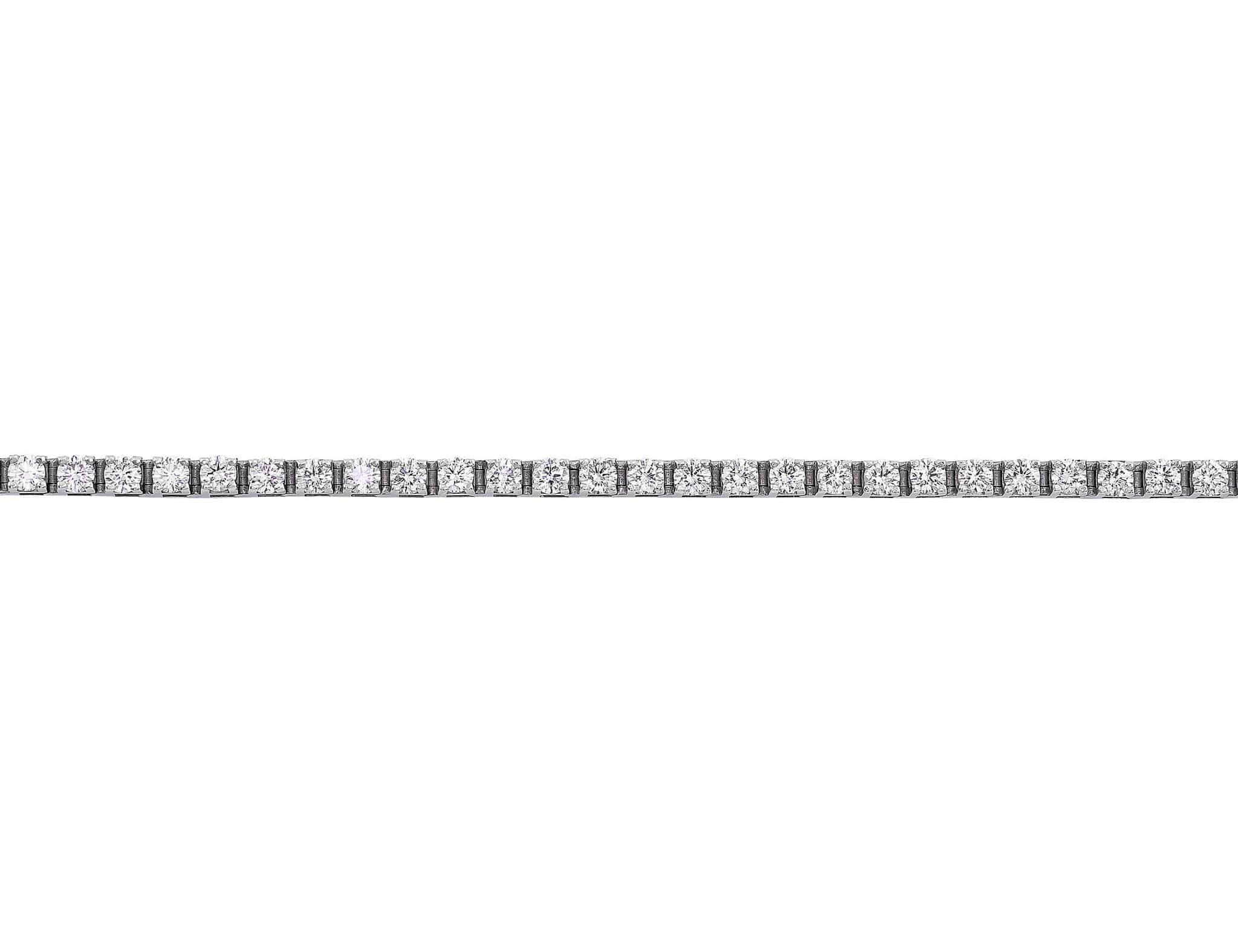 14K White Gold 5 Carat Diamond Tennis Bracelet for Women - Elegant Wedding, Anniversary & Party Jewelry Gift